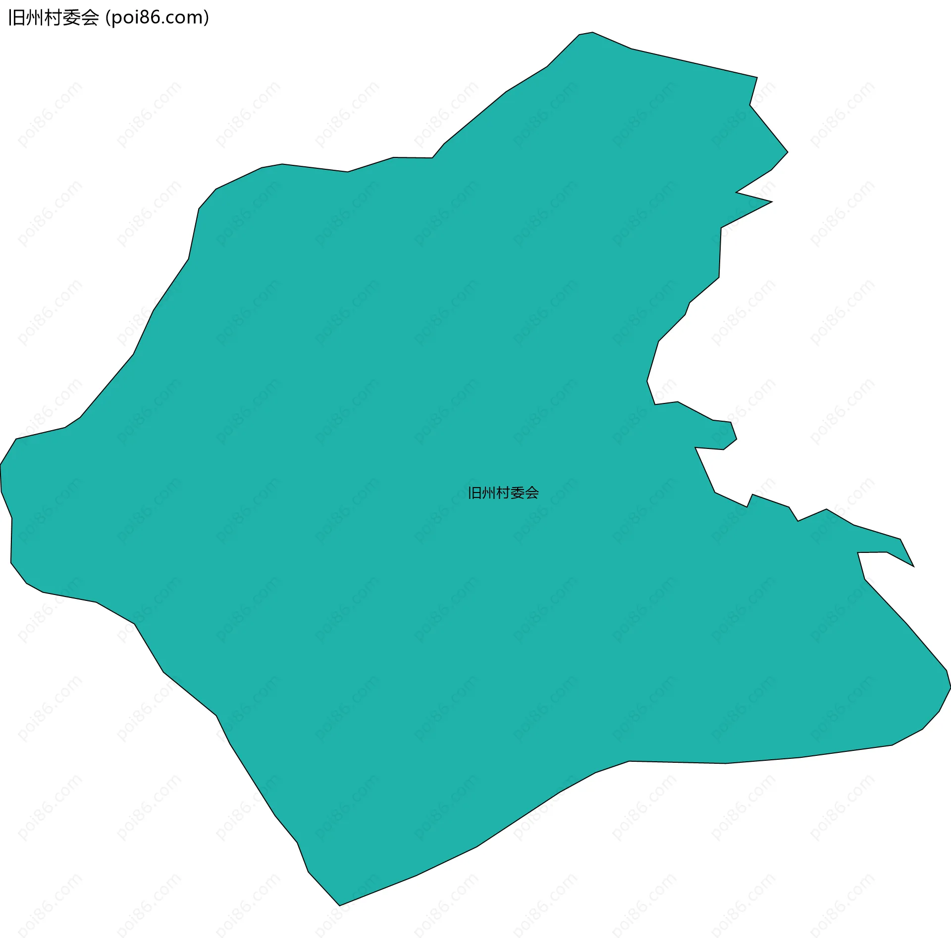 旧州村委会边界地图