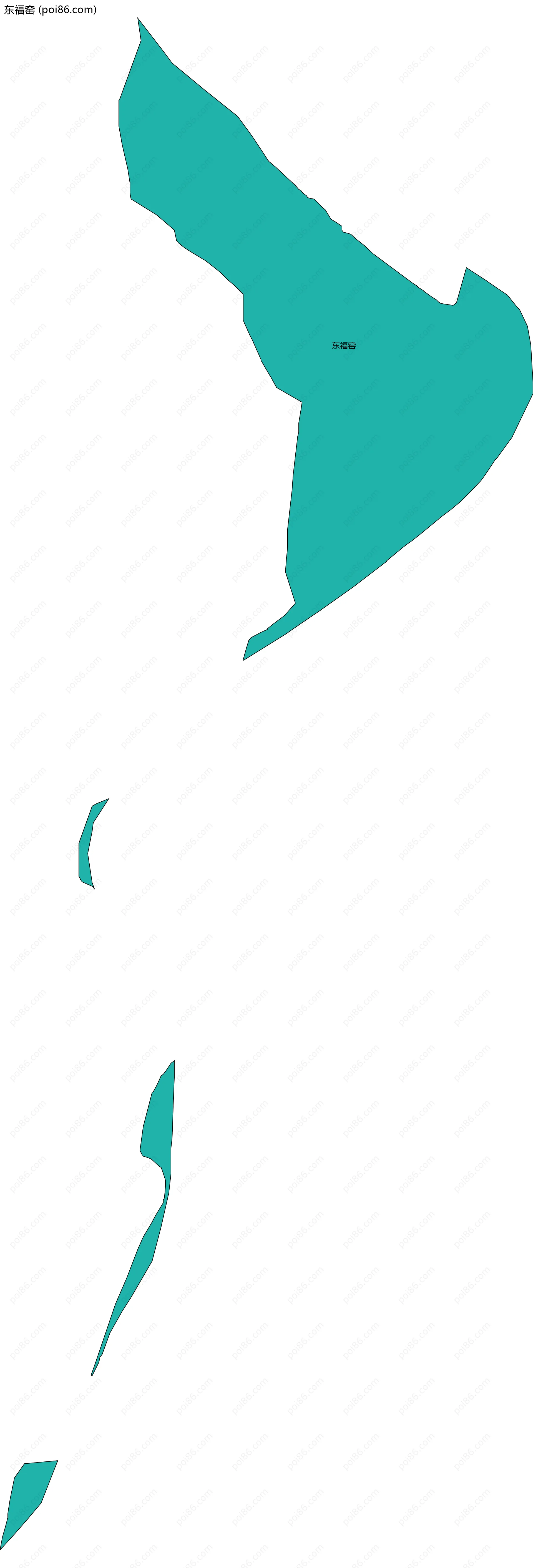 东福窑边界地图