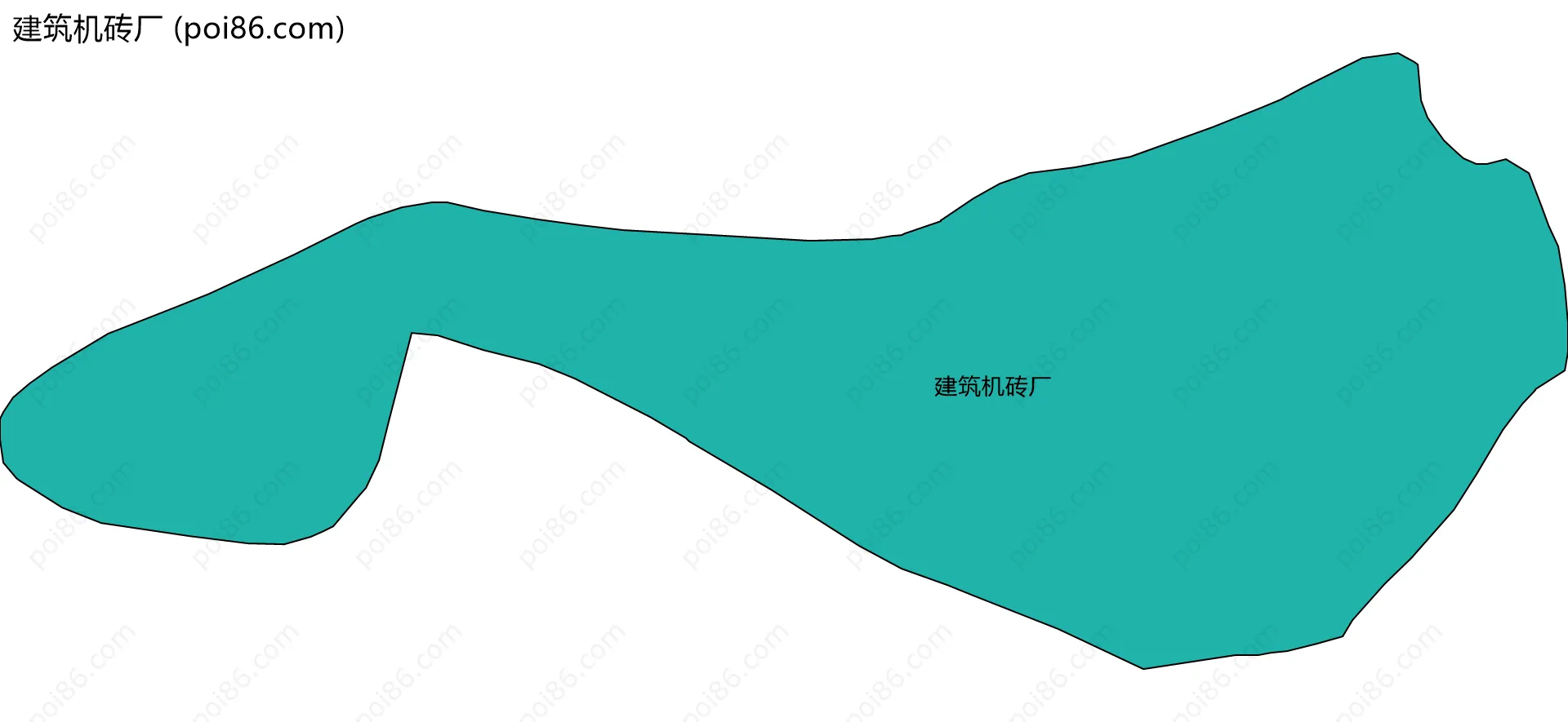 建筑机砖厂边界地图