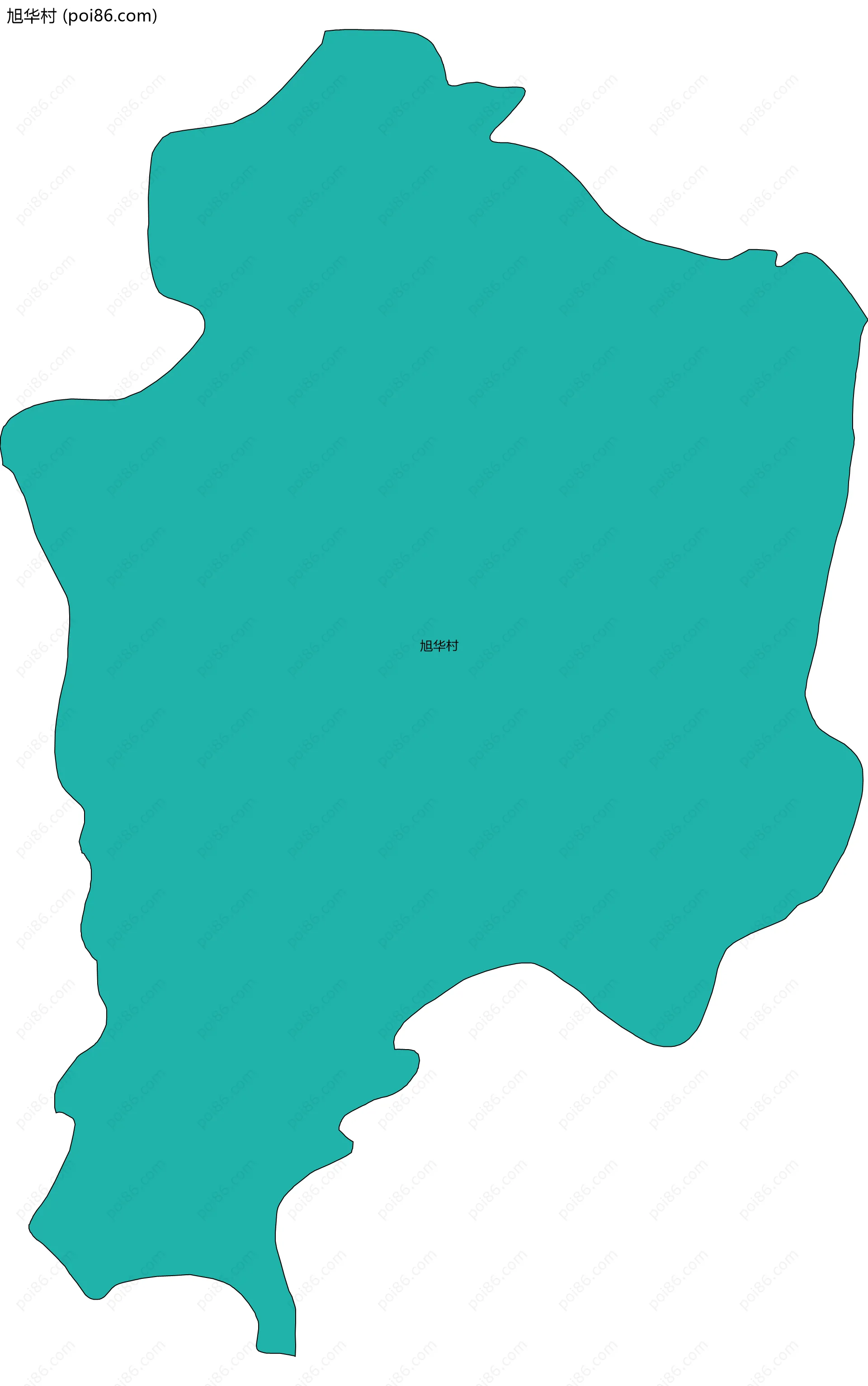 旭华村边界地图