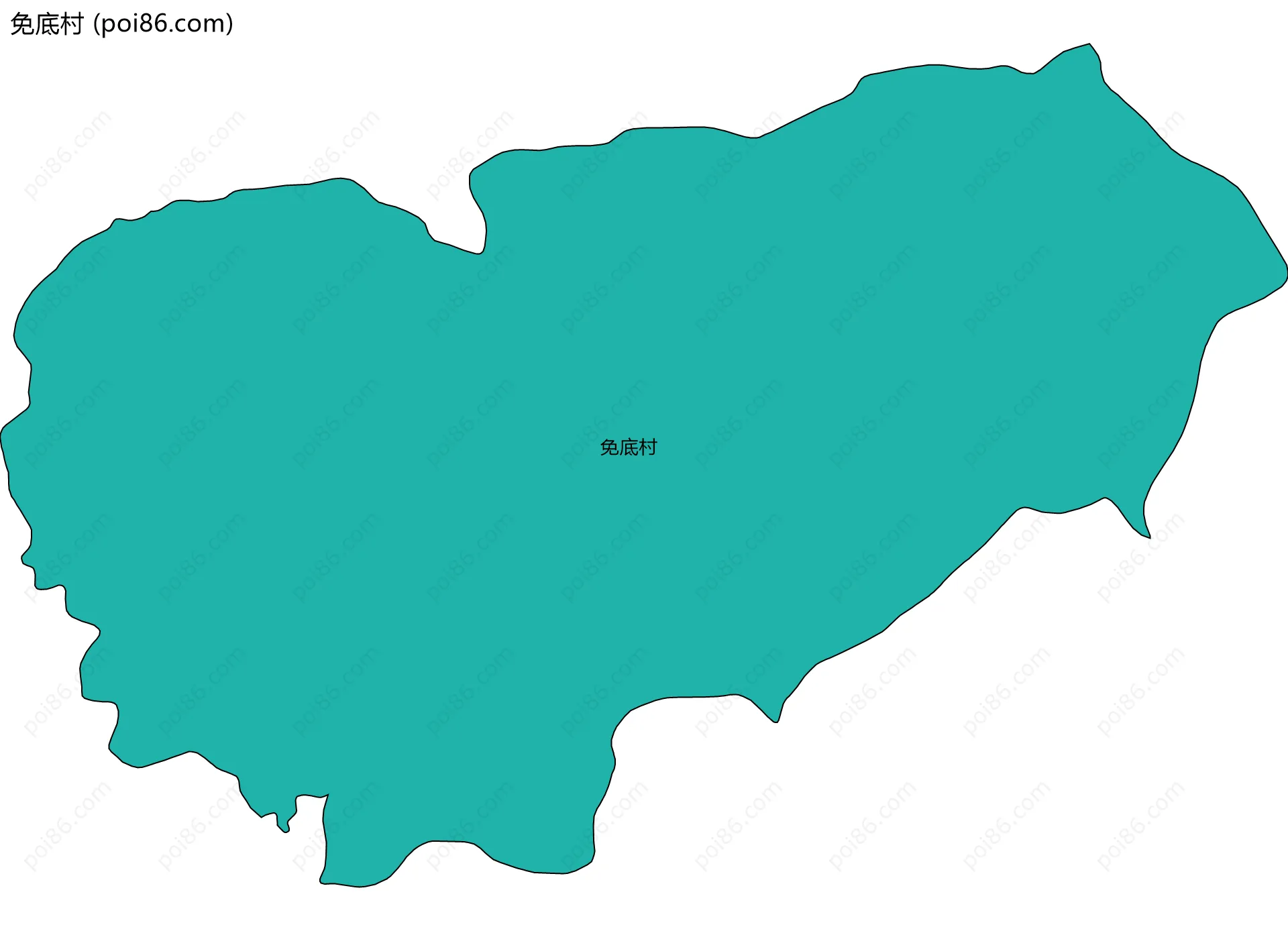 免底村边界地图