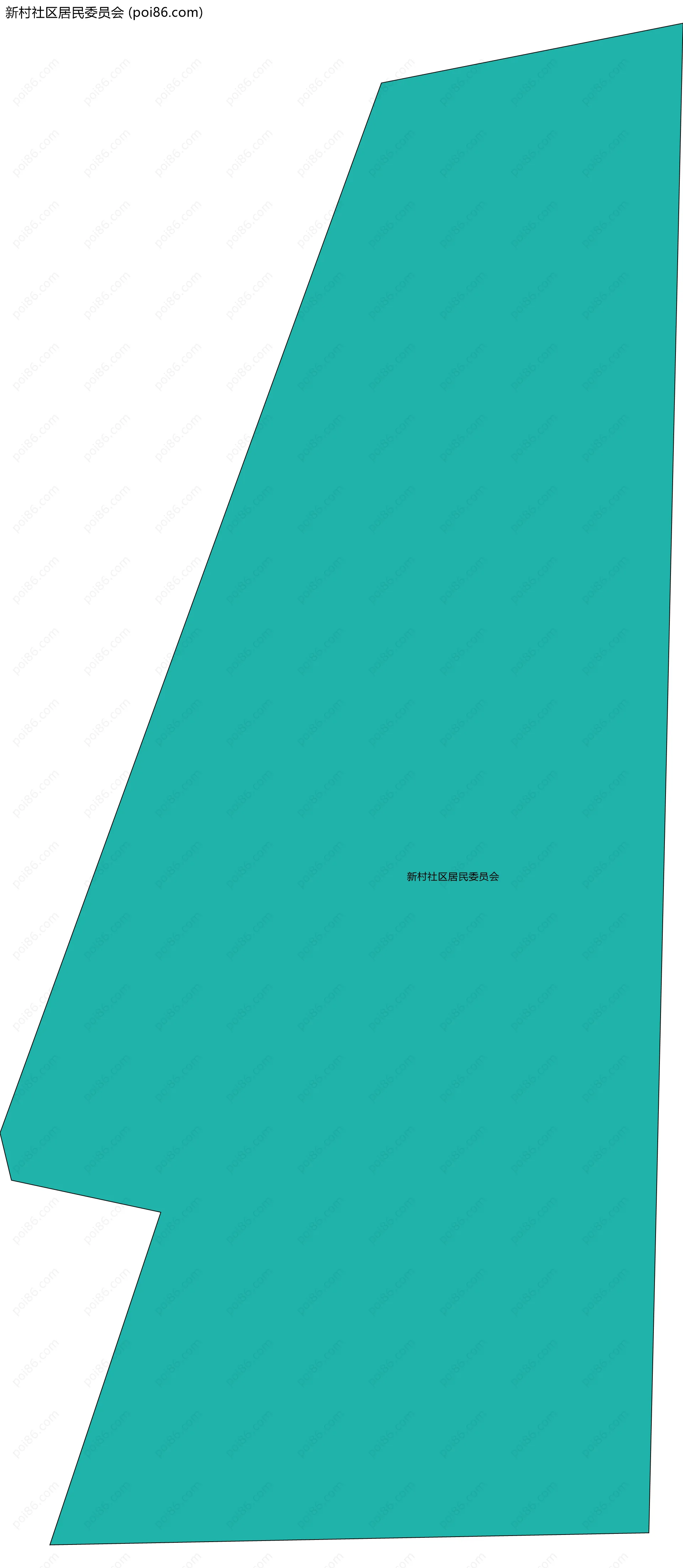 新村社区居民委员会边界地图