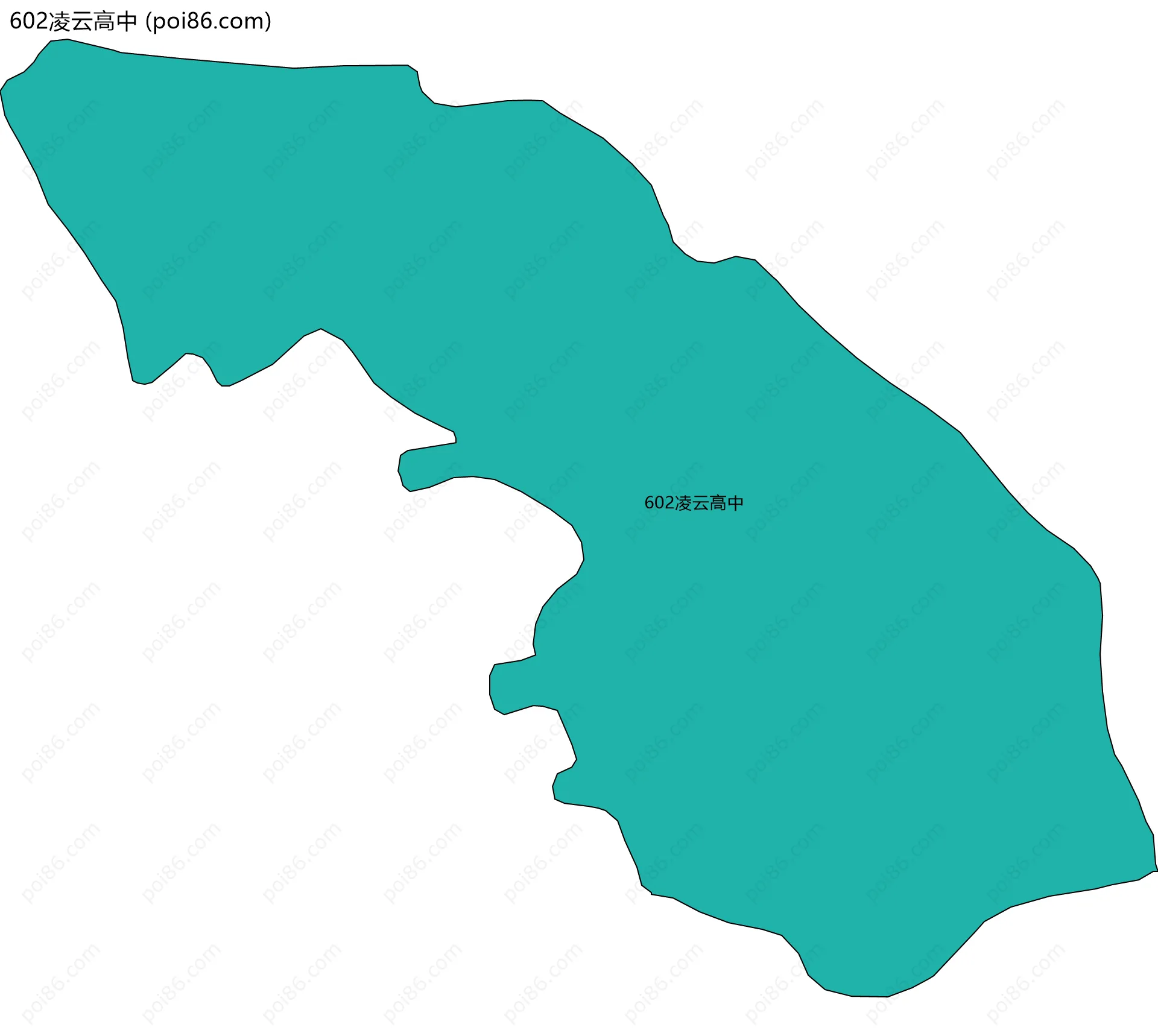 602凌云高中边界地图