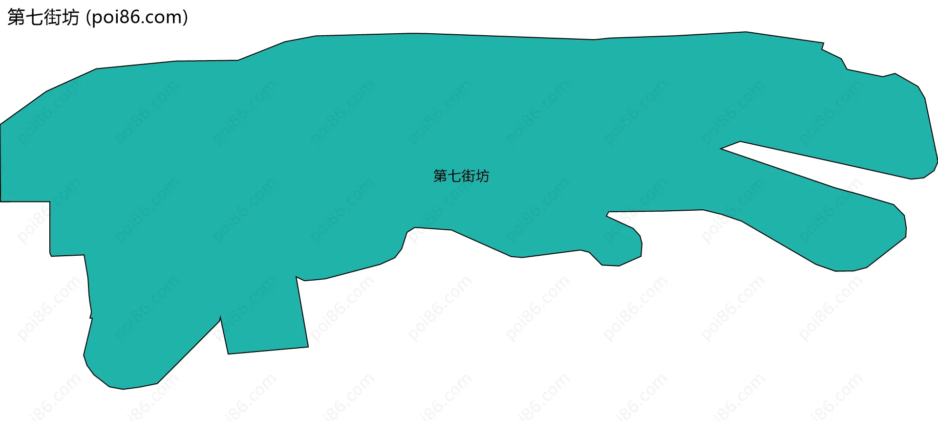 第七街坊边界地图