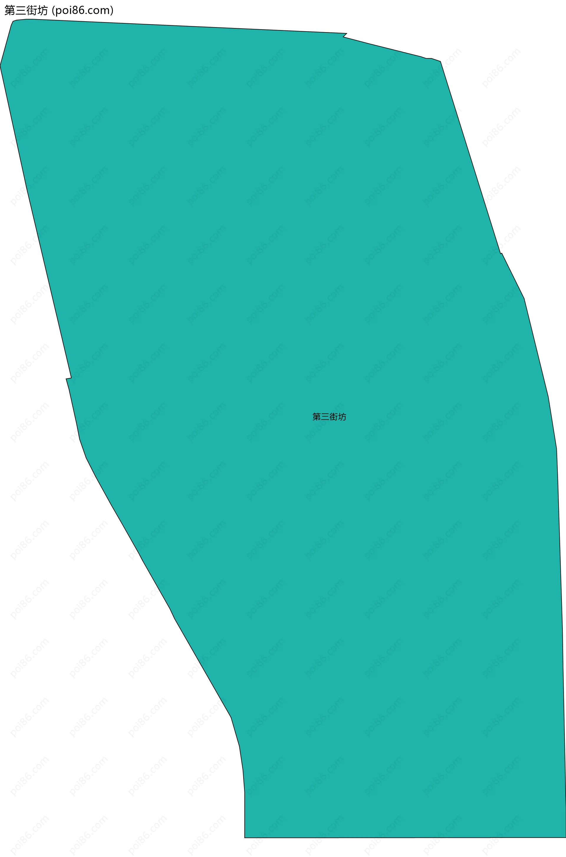 第三街坊边界地图