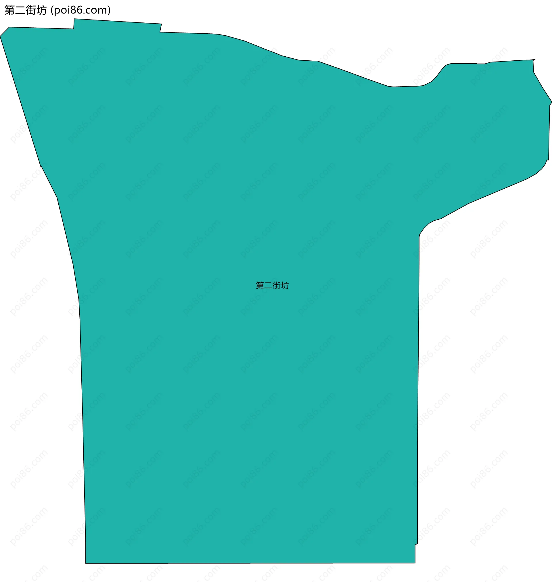 第二街坊边界地图
