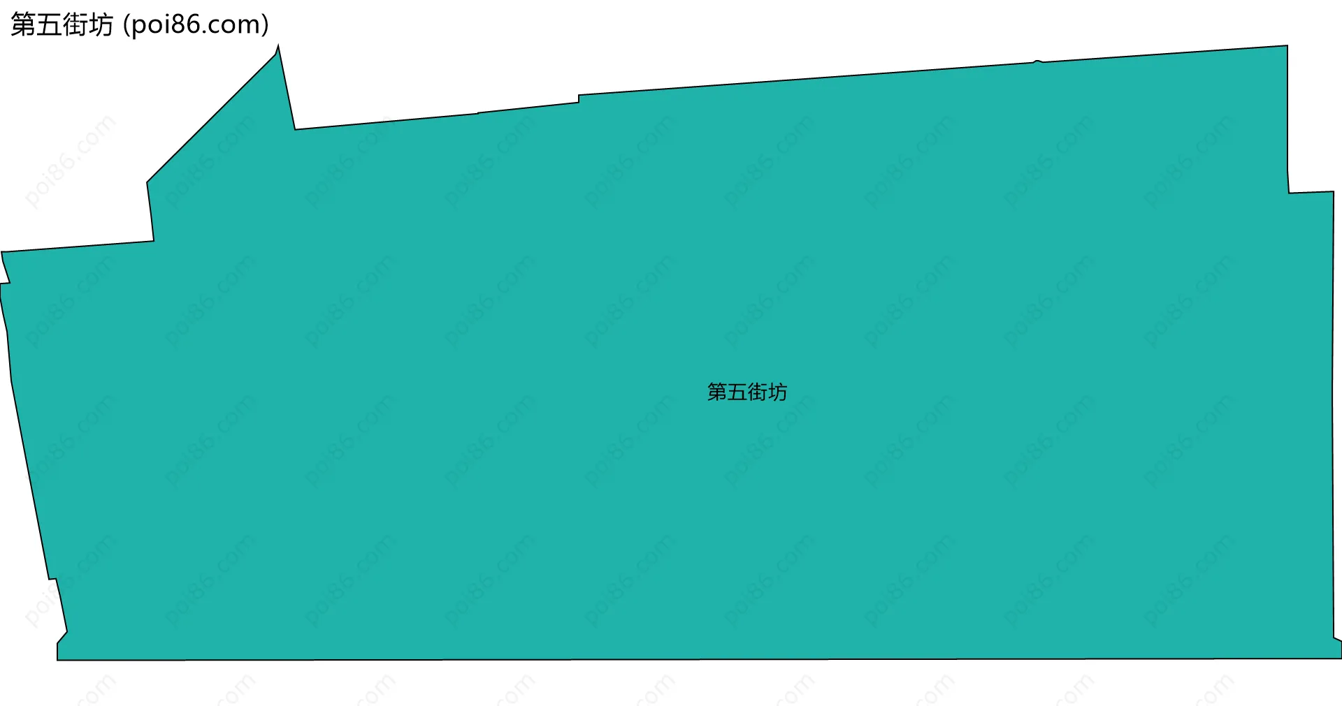 第五街坊边界地图