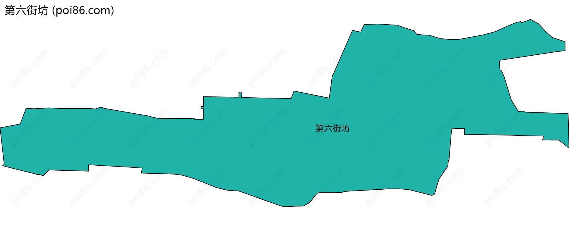 第六街坊边界地图