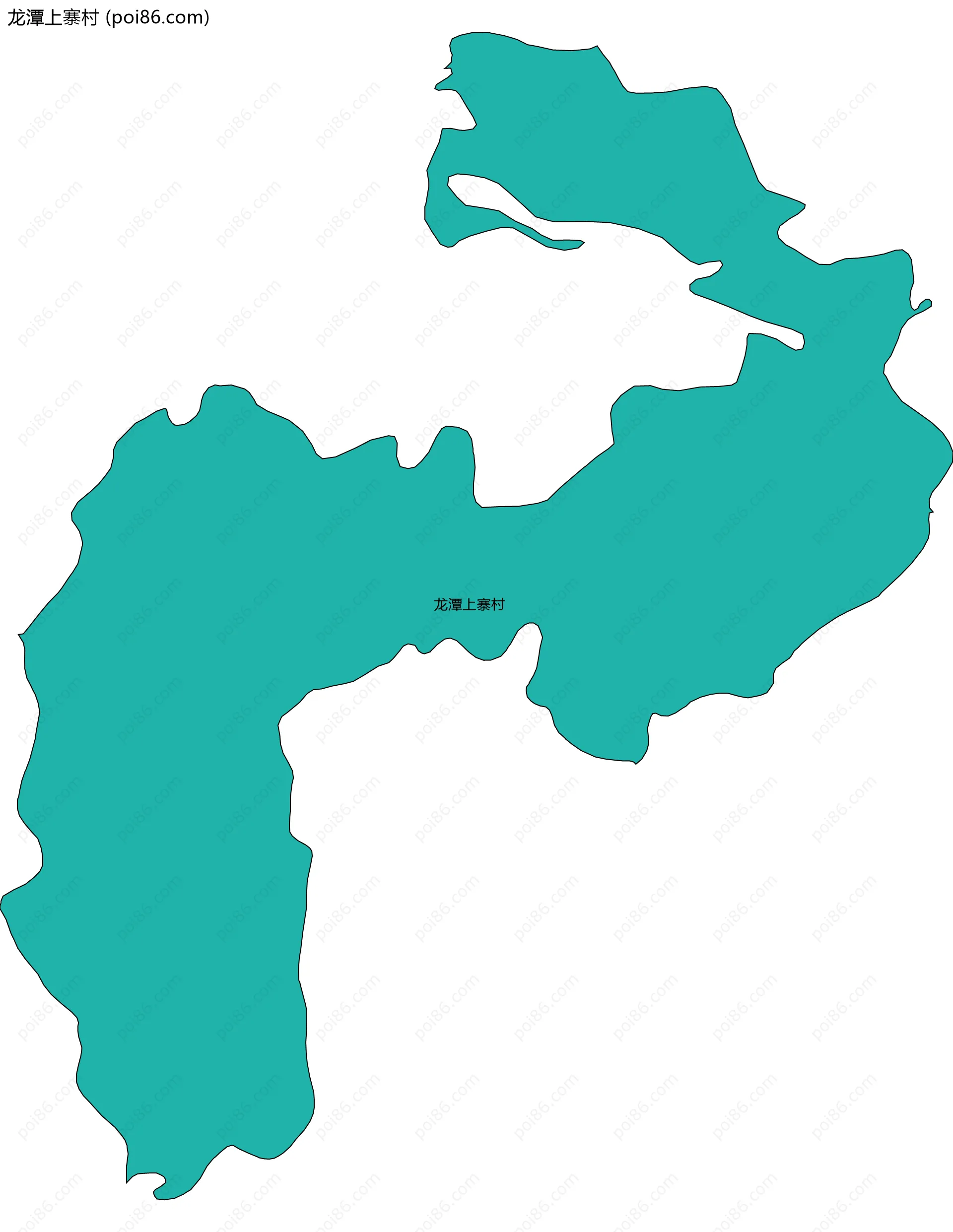 龙潭上寨村边界地图