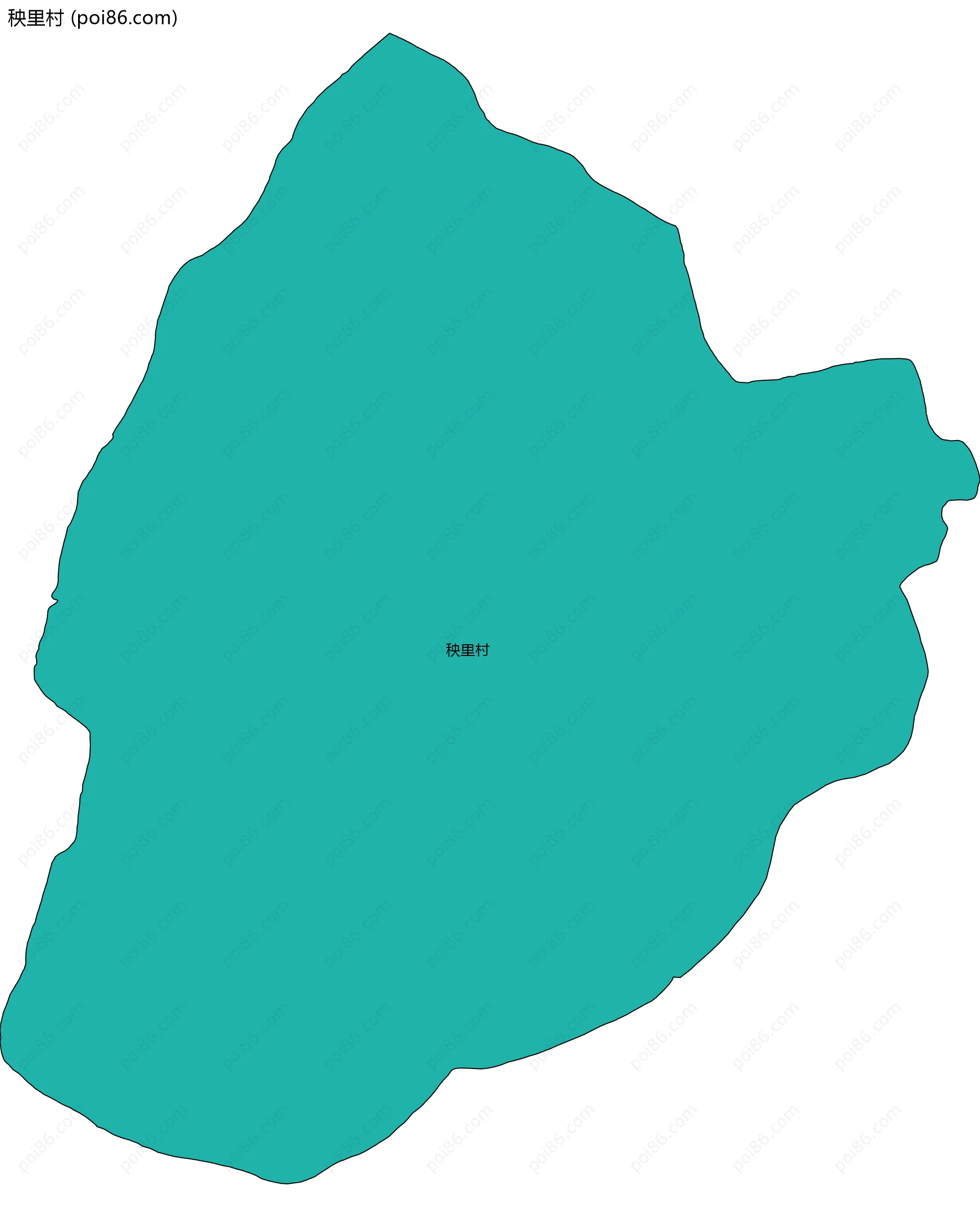 秧里村边界地图