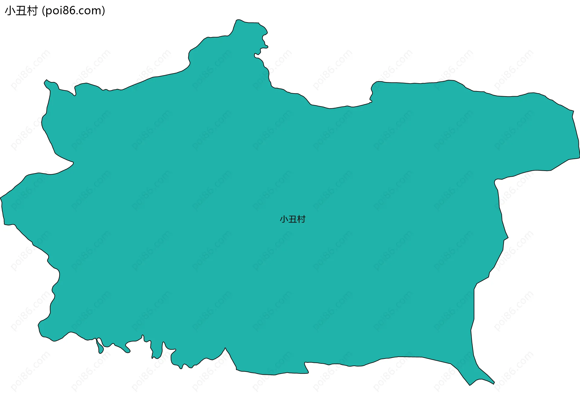 小丑村边界地图