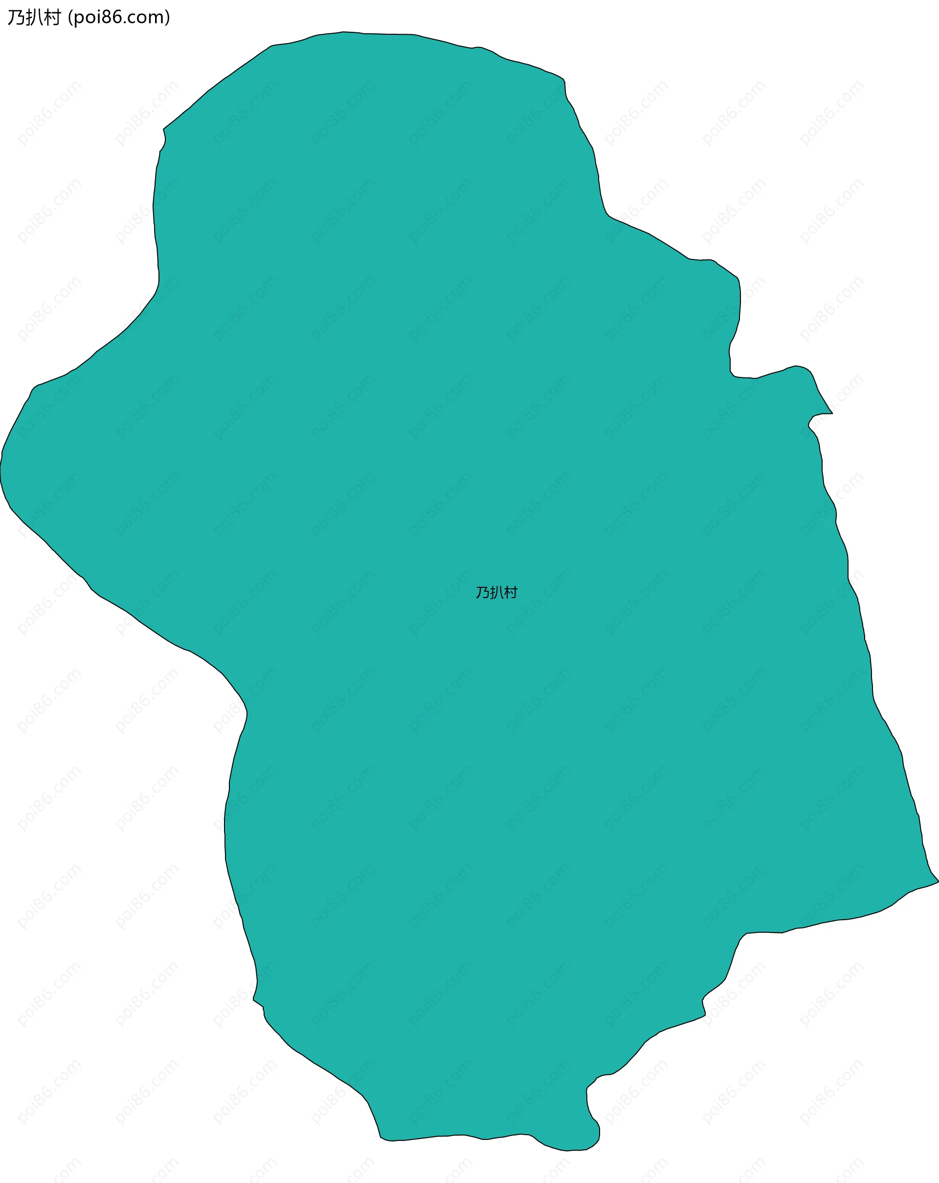 乃扒村边界地图