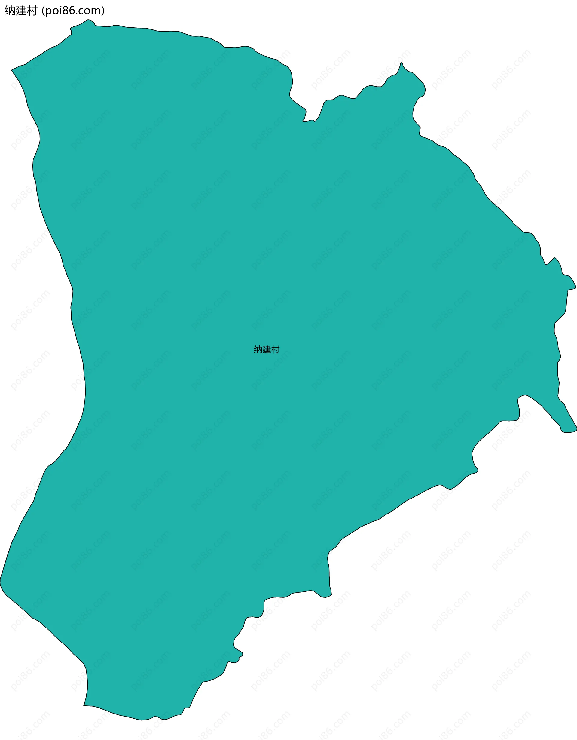 纳建村边界地图