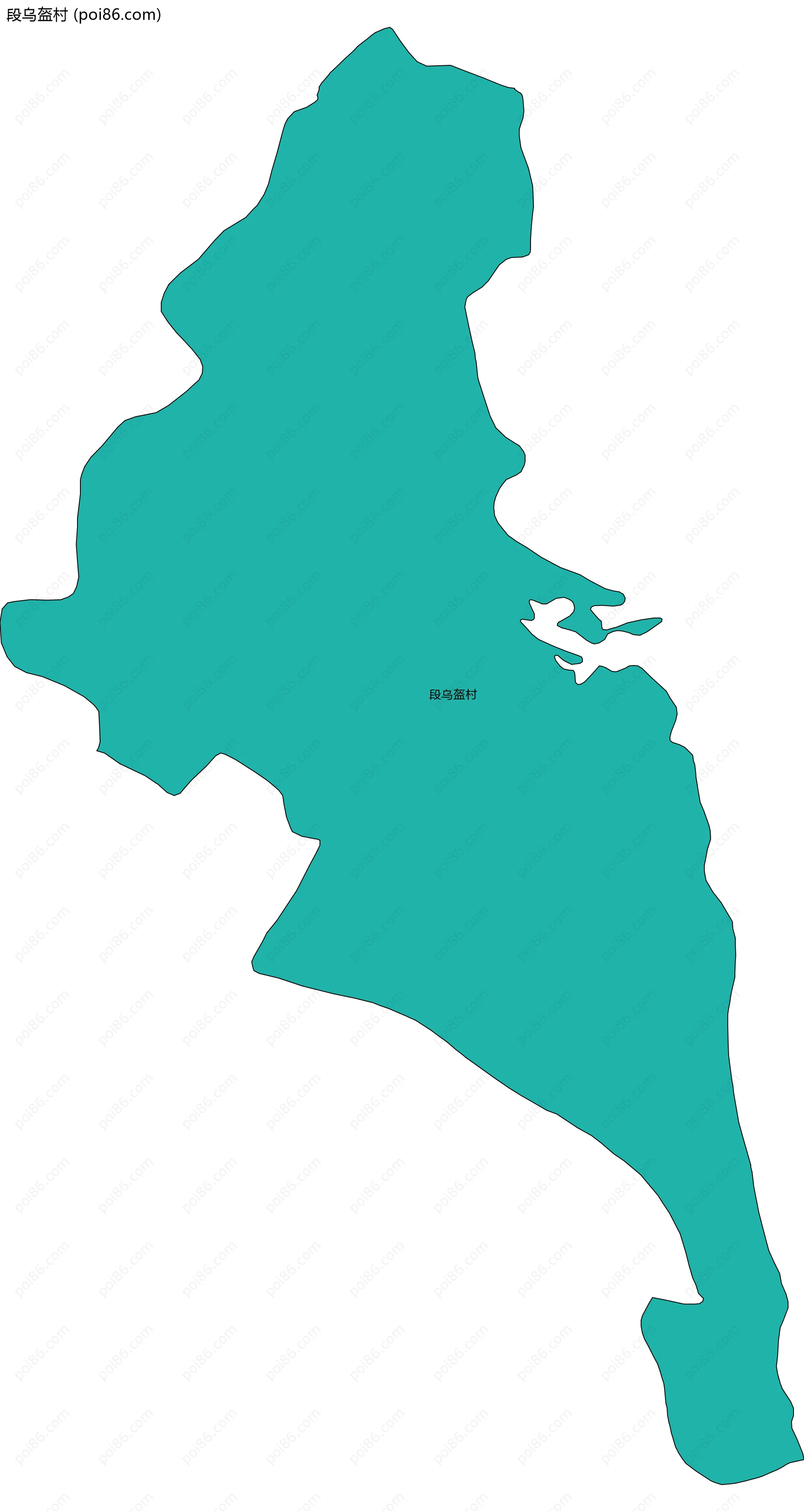段乌盔村边界地图
