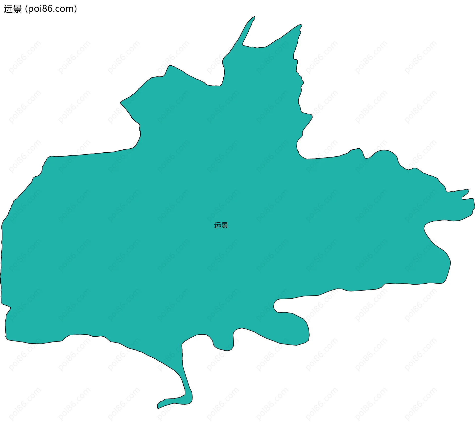 远景边界地图