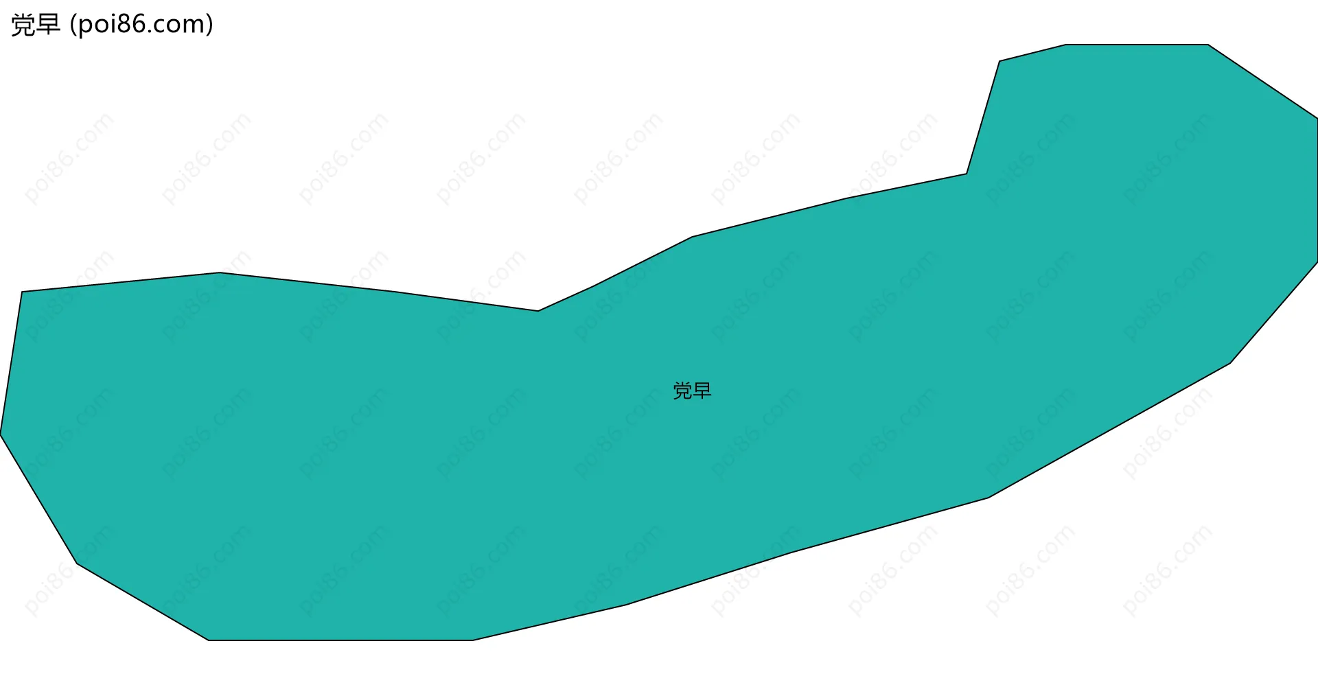 党早边界地图