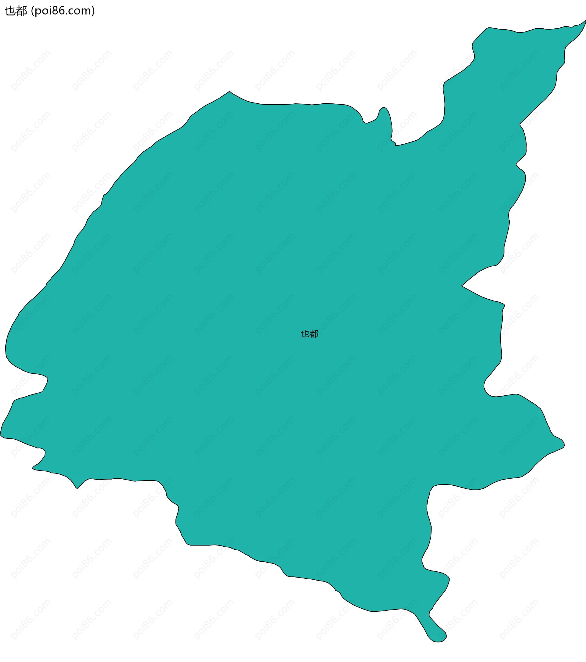 也都边界地图