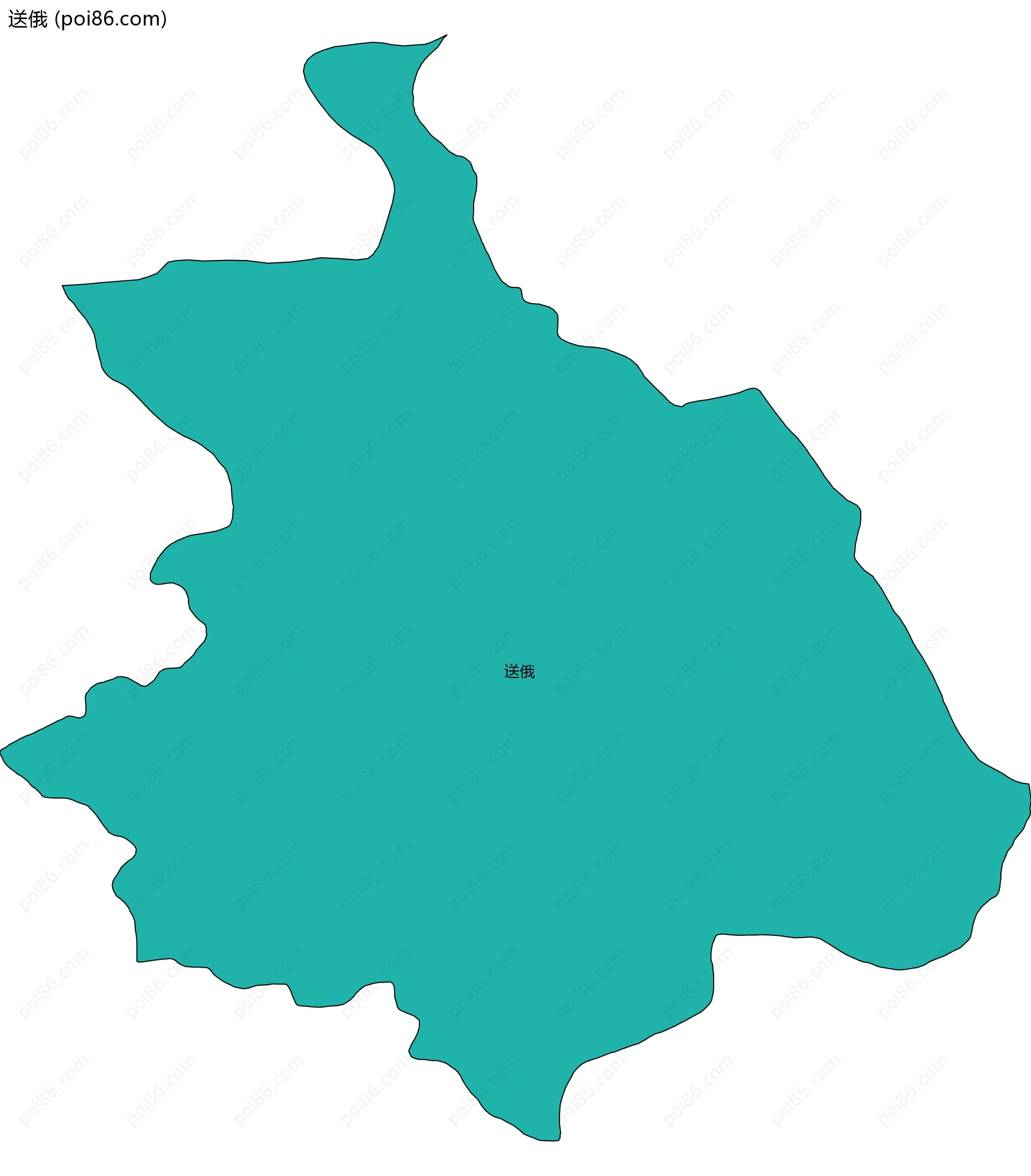 送俄边界地图