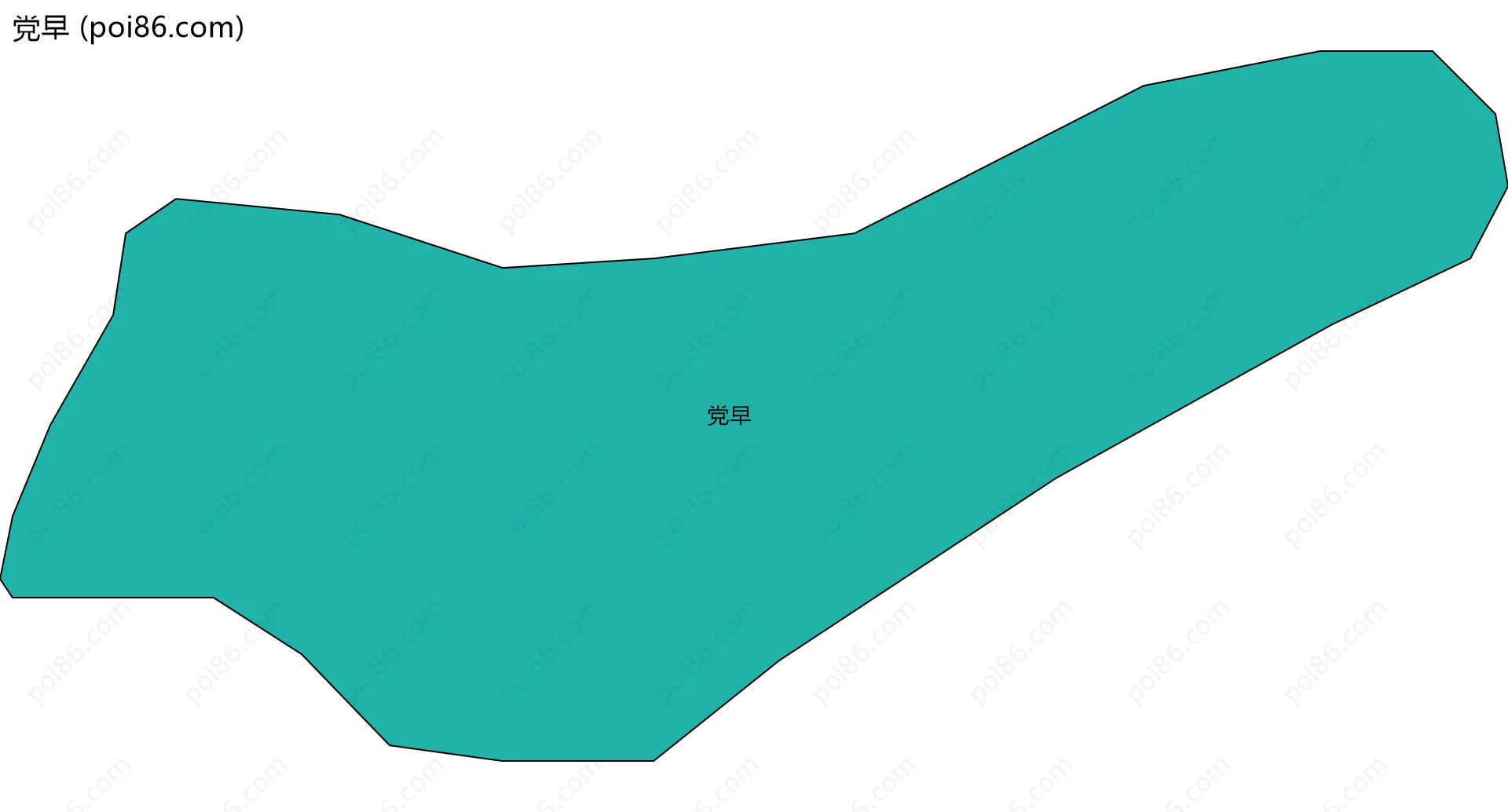 党早边界地图