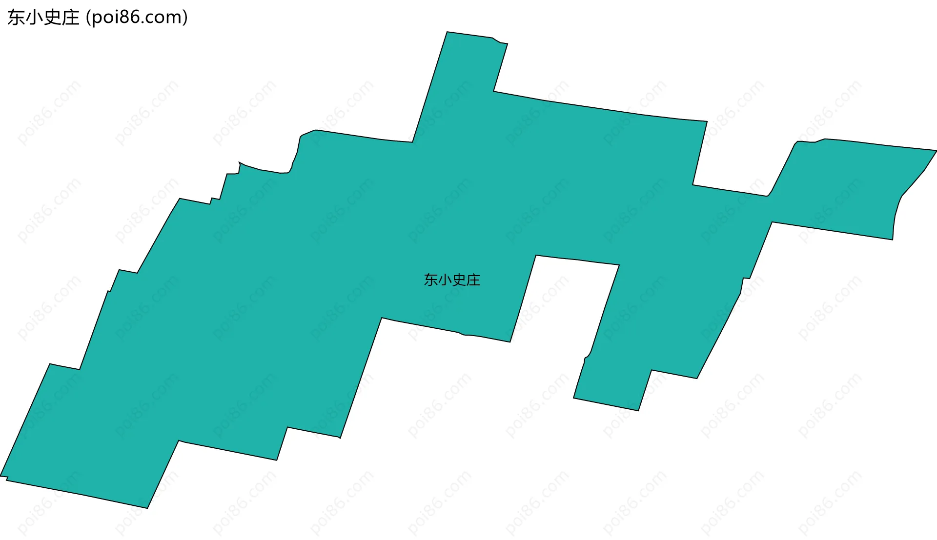 东小史庄边界地图