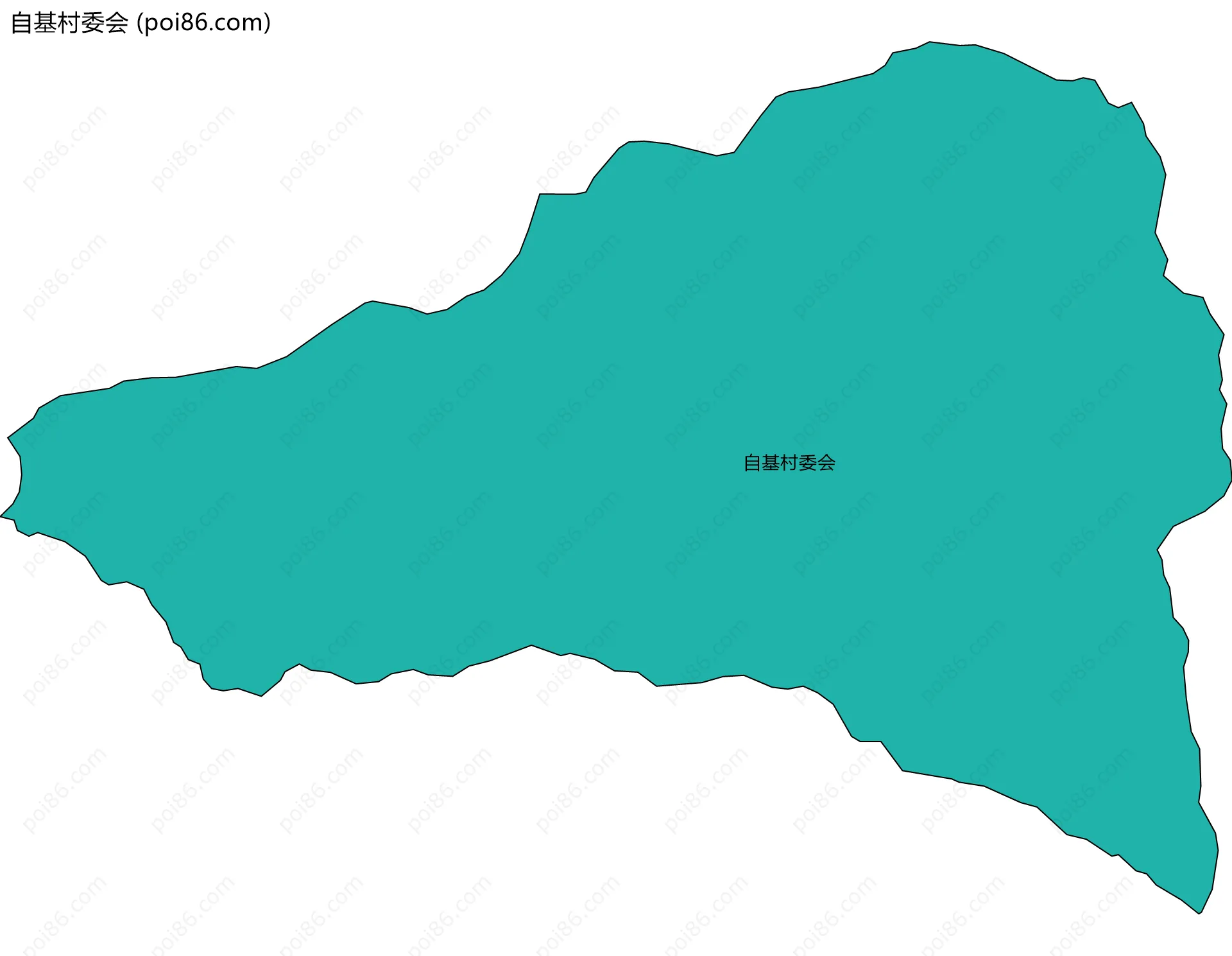 自基村委会边界地图