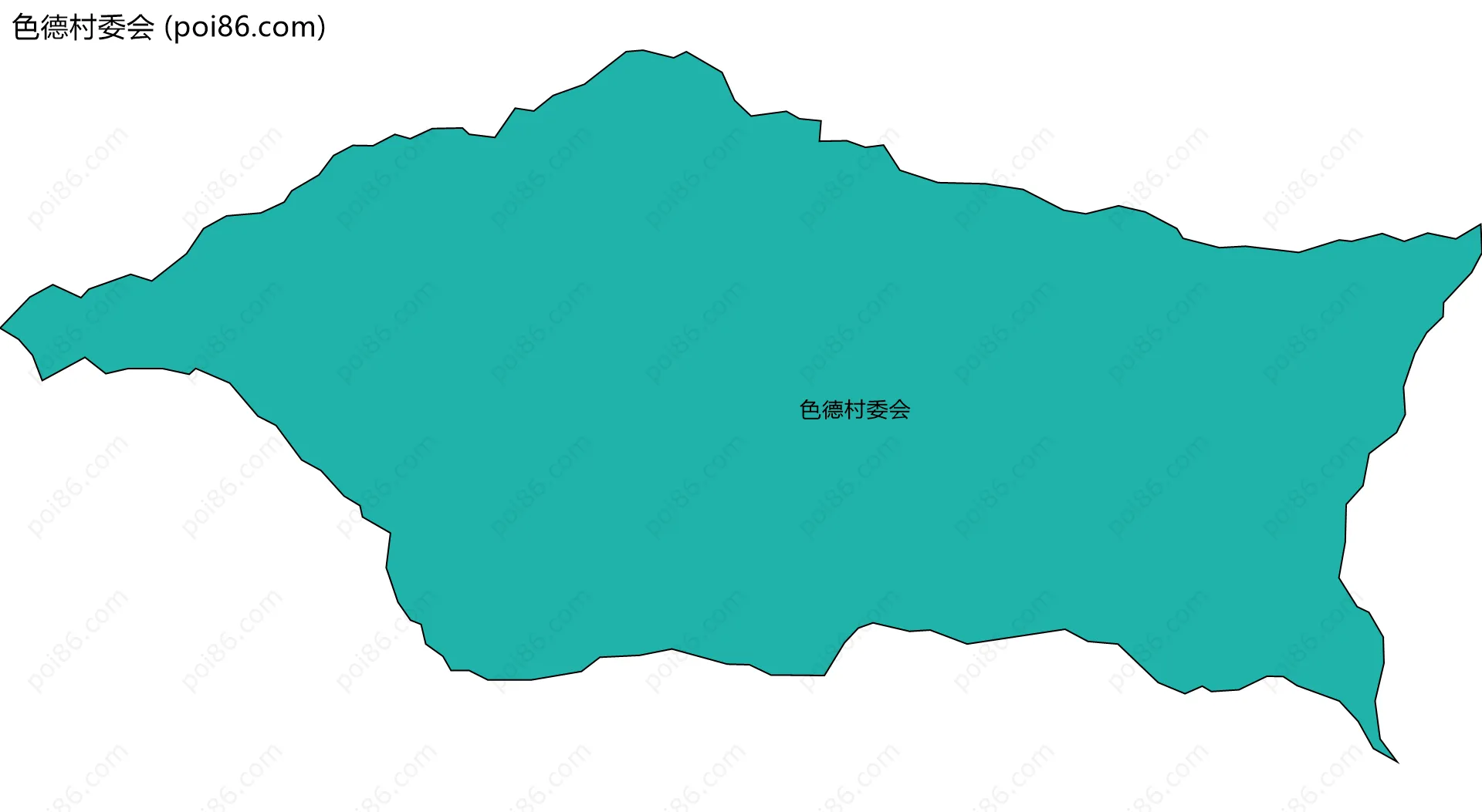 色德村委会边界地图