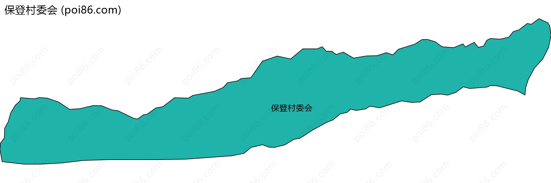 保登村委会边界地图