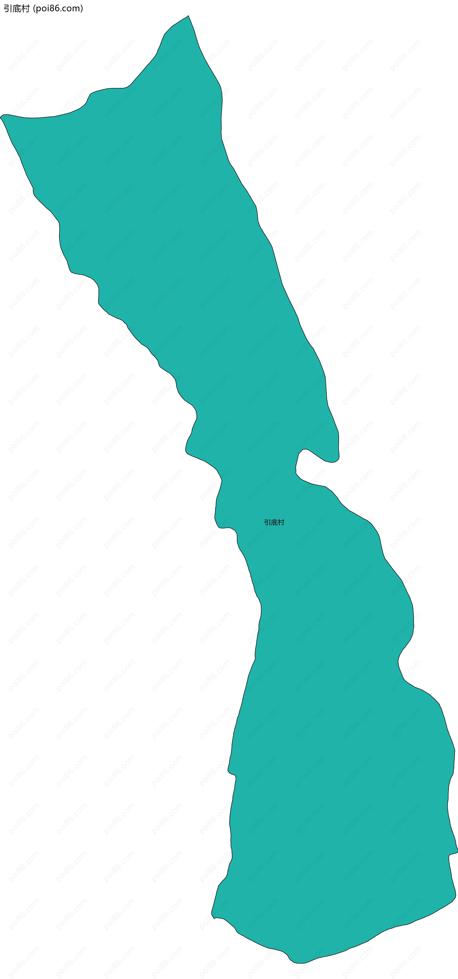 引底村边界地图