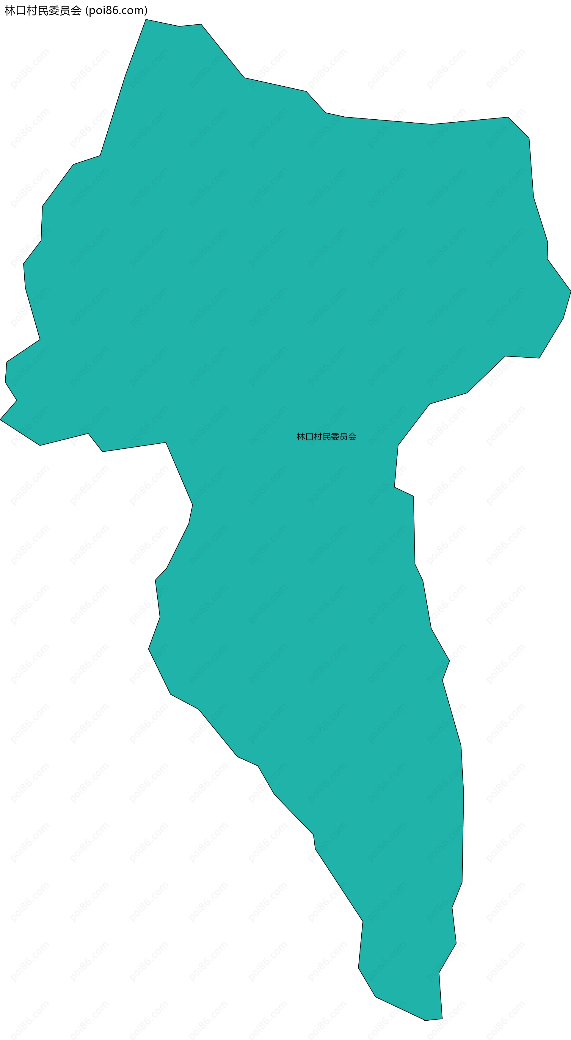 林口村民委员会边界地图