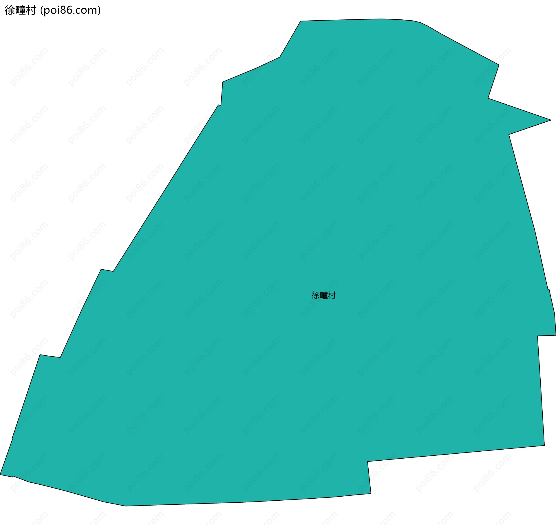 徐疃村边界地图