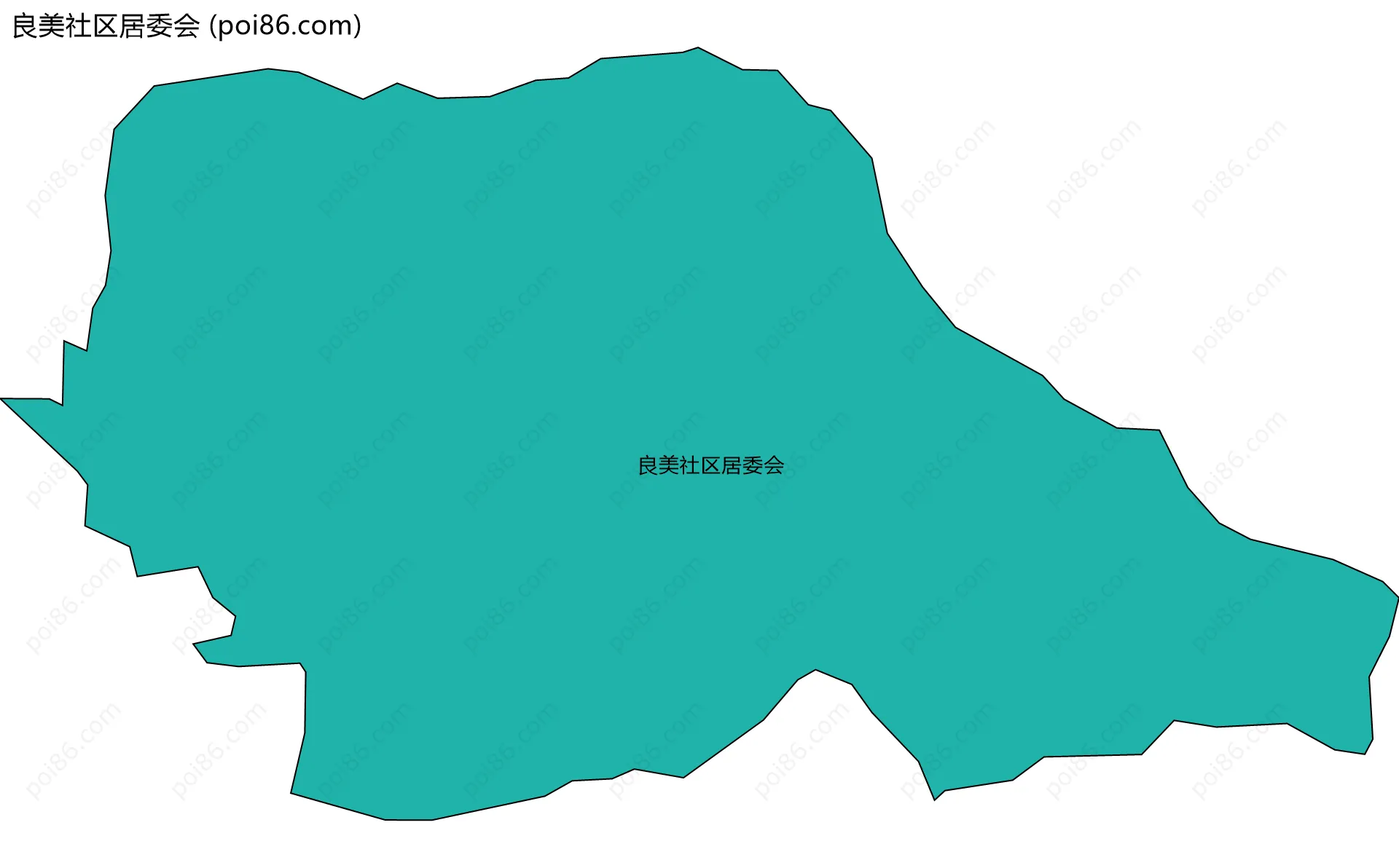 良美社区居委会边界地图