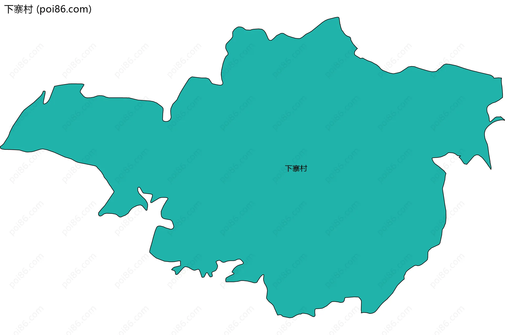 下寨村边界地图