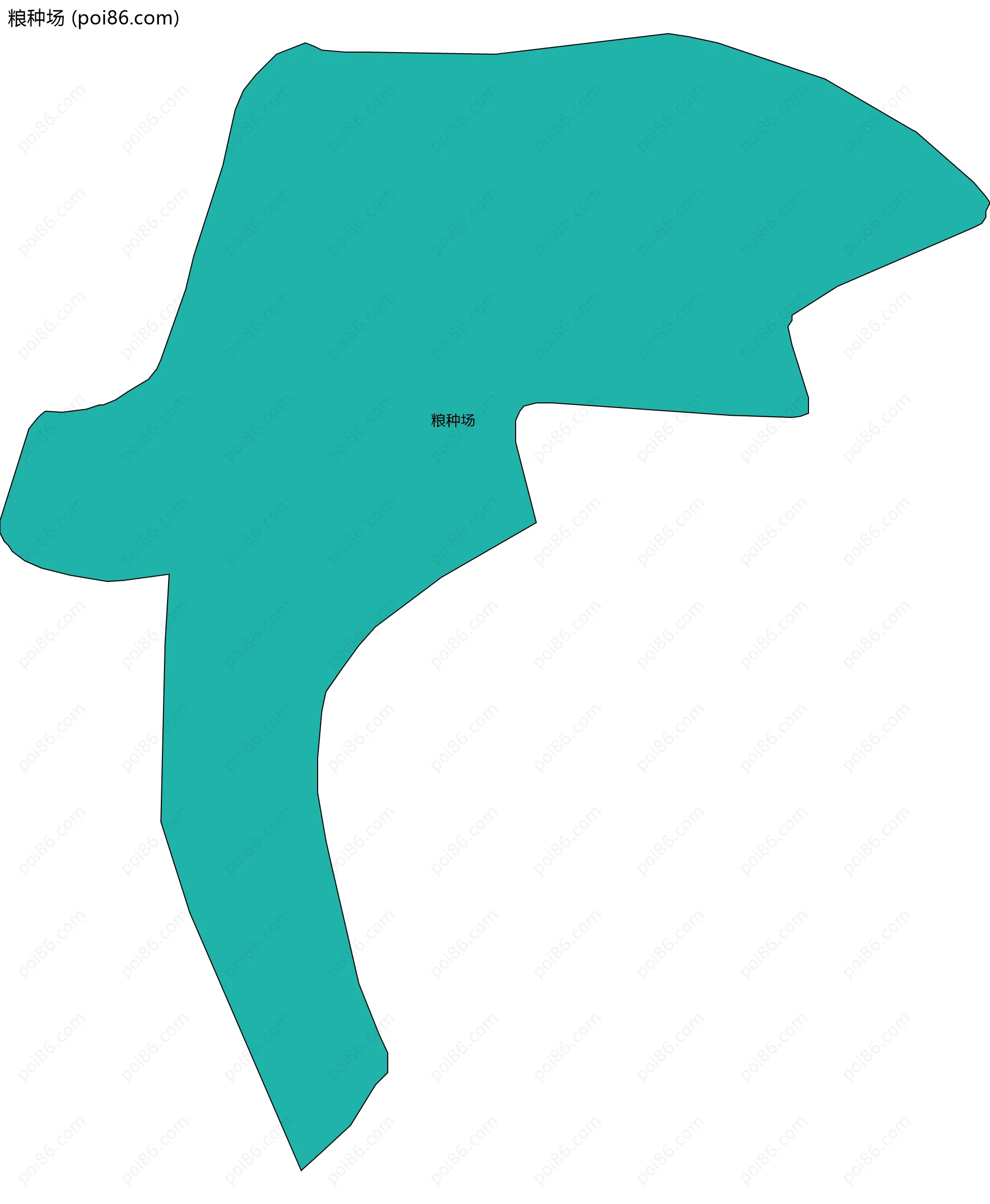 粮种场边界地图