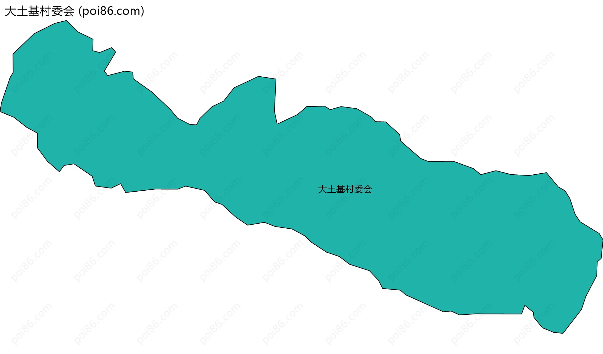 大土基村委会边界地图