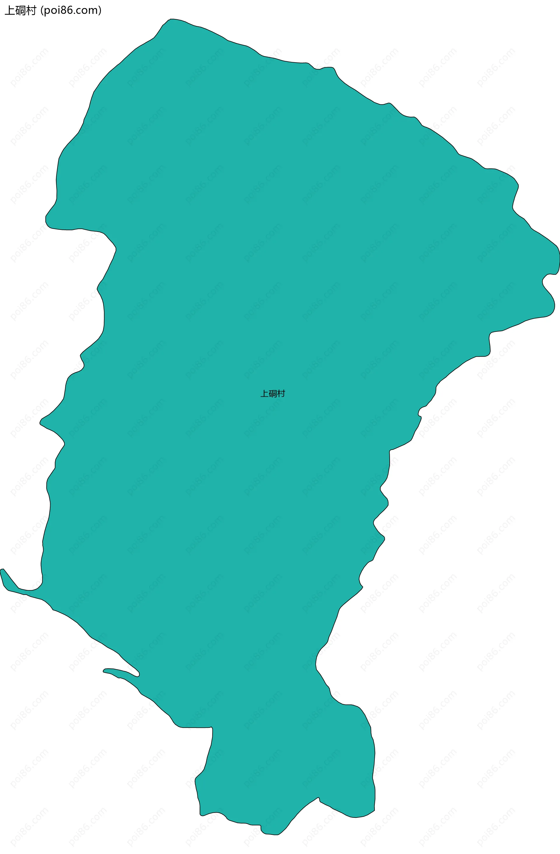 上硐村边界地图