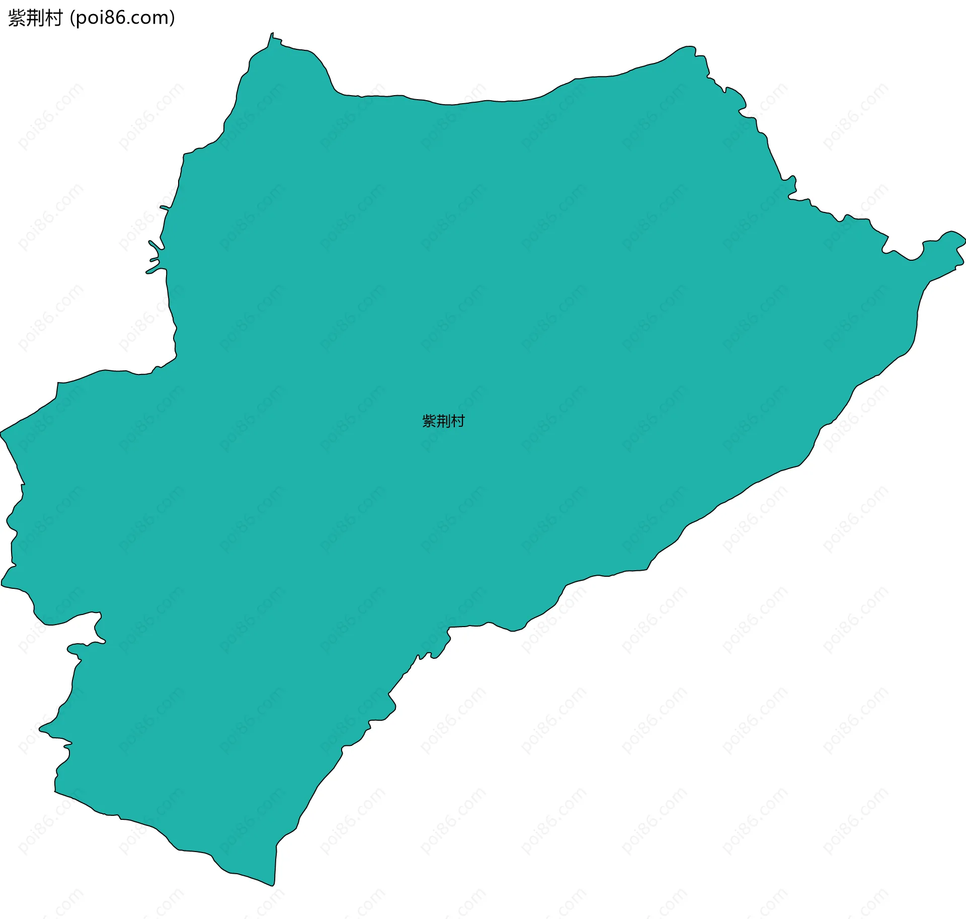紫荆村边界地图