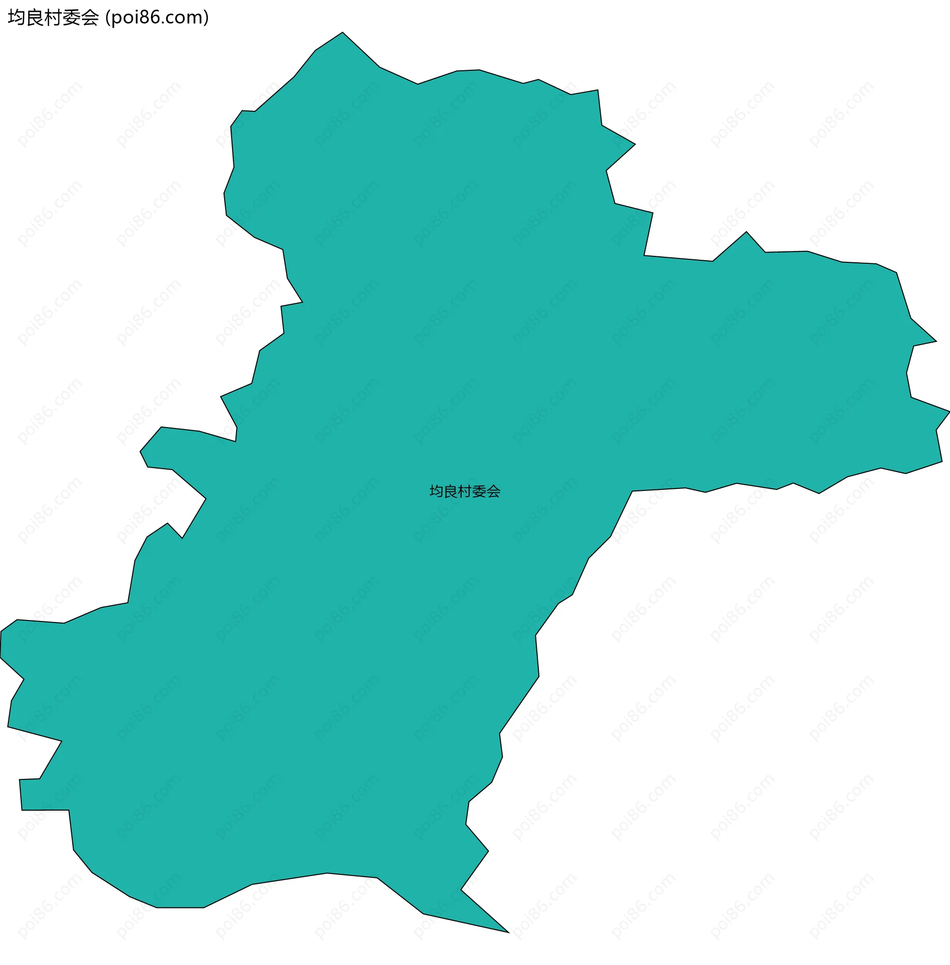 均良村委会边界地图