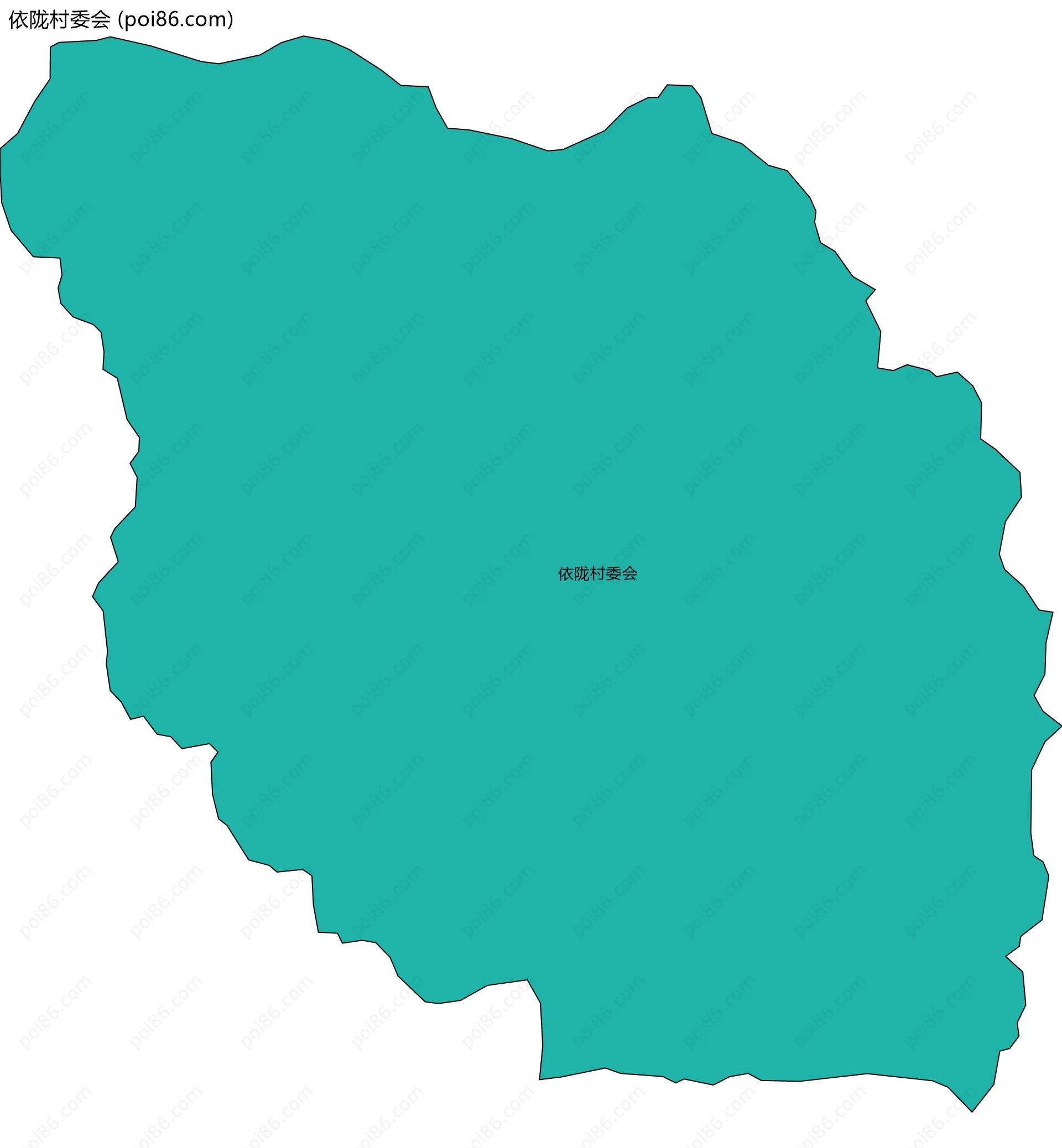 依陇村委会边界地图