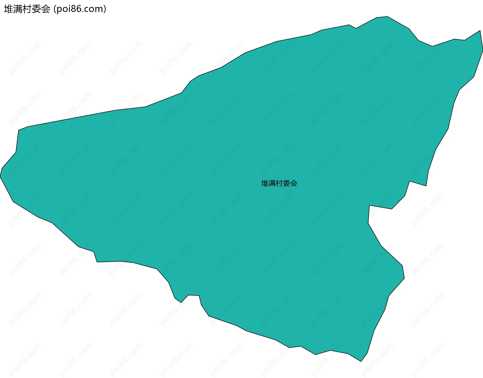 堆满村委会边界地图