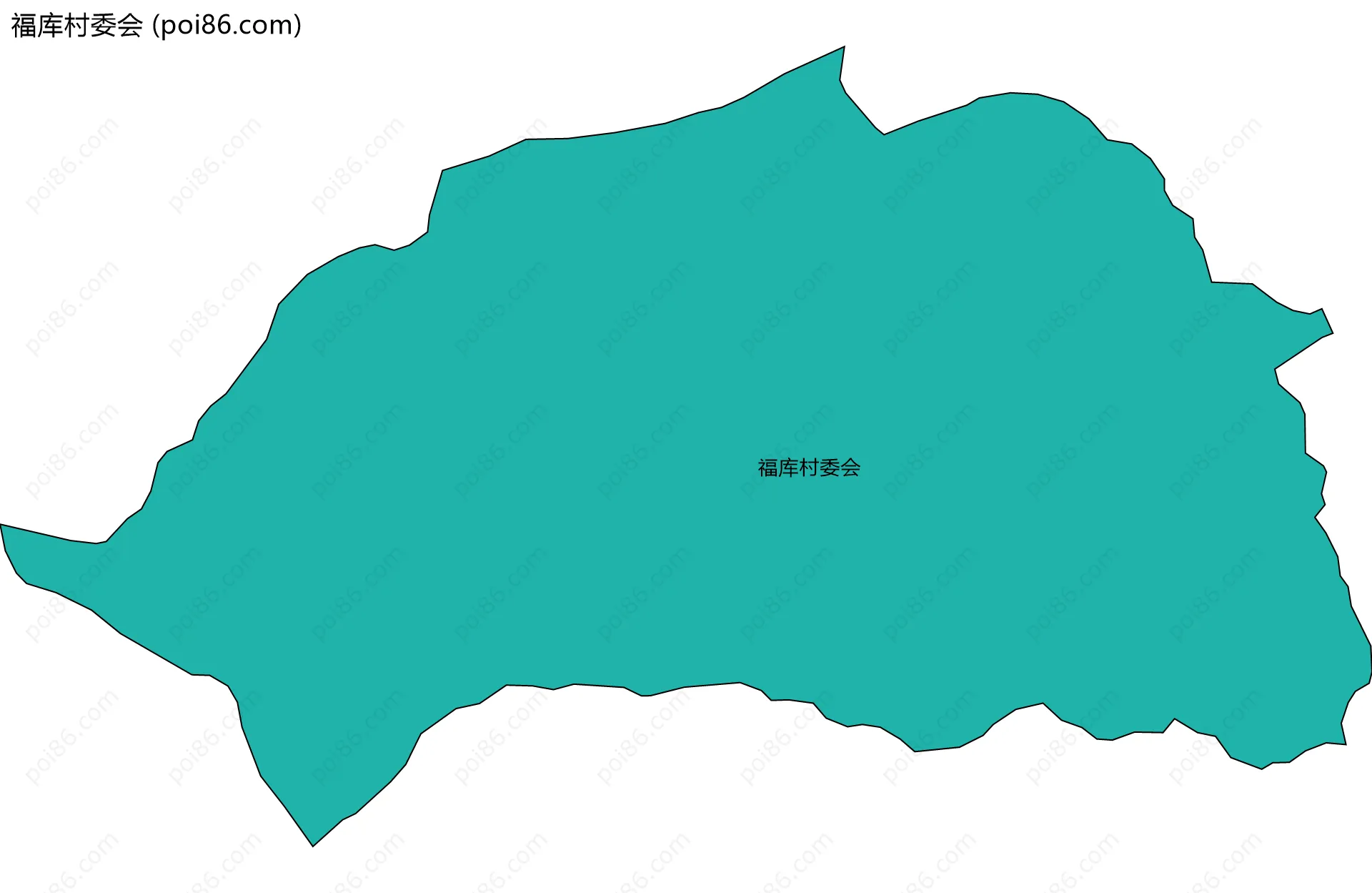 福库村委会边界地图