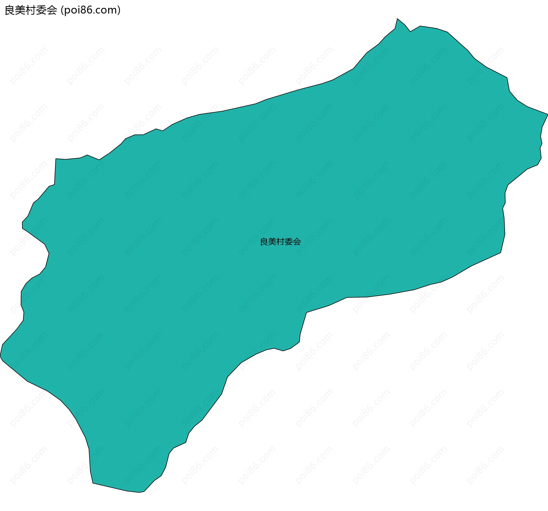 良美村委会边界地图