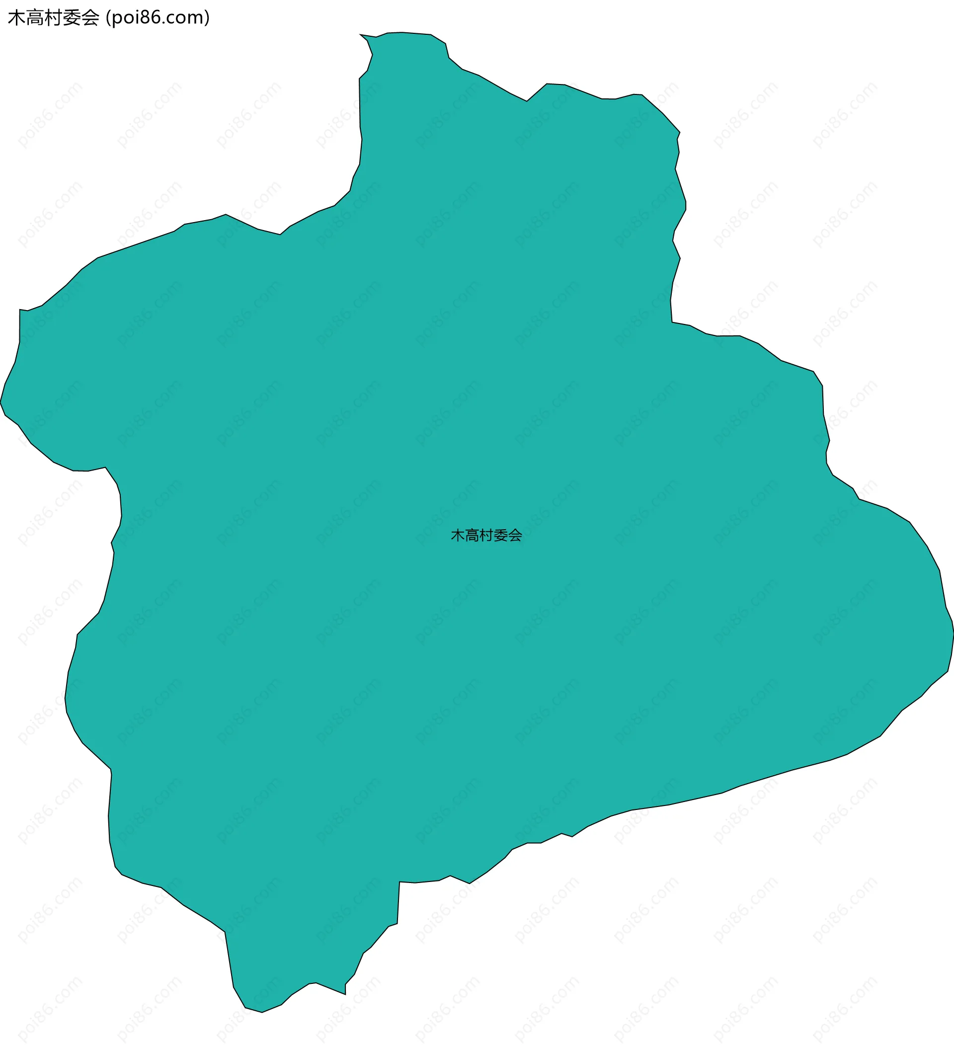 木高村委会边界地图