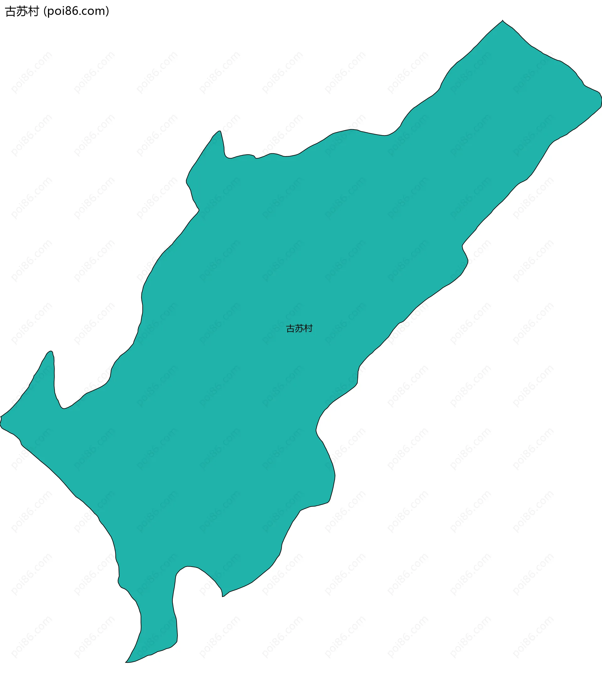 古苏村边界地图