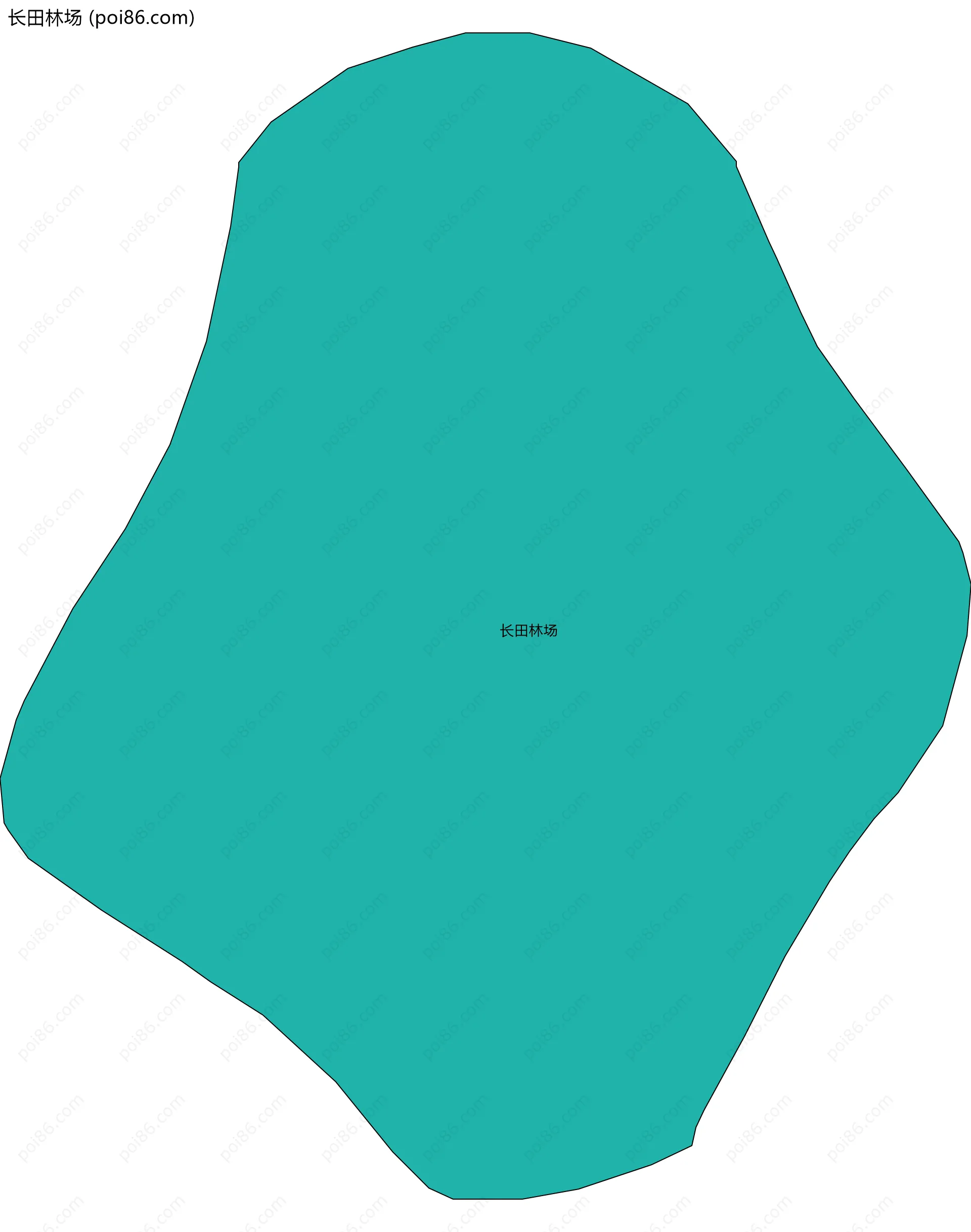 长田林场边界地图