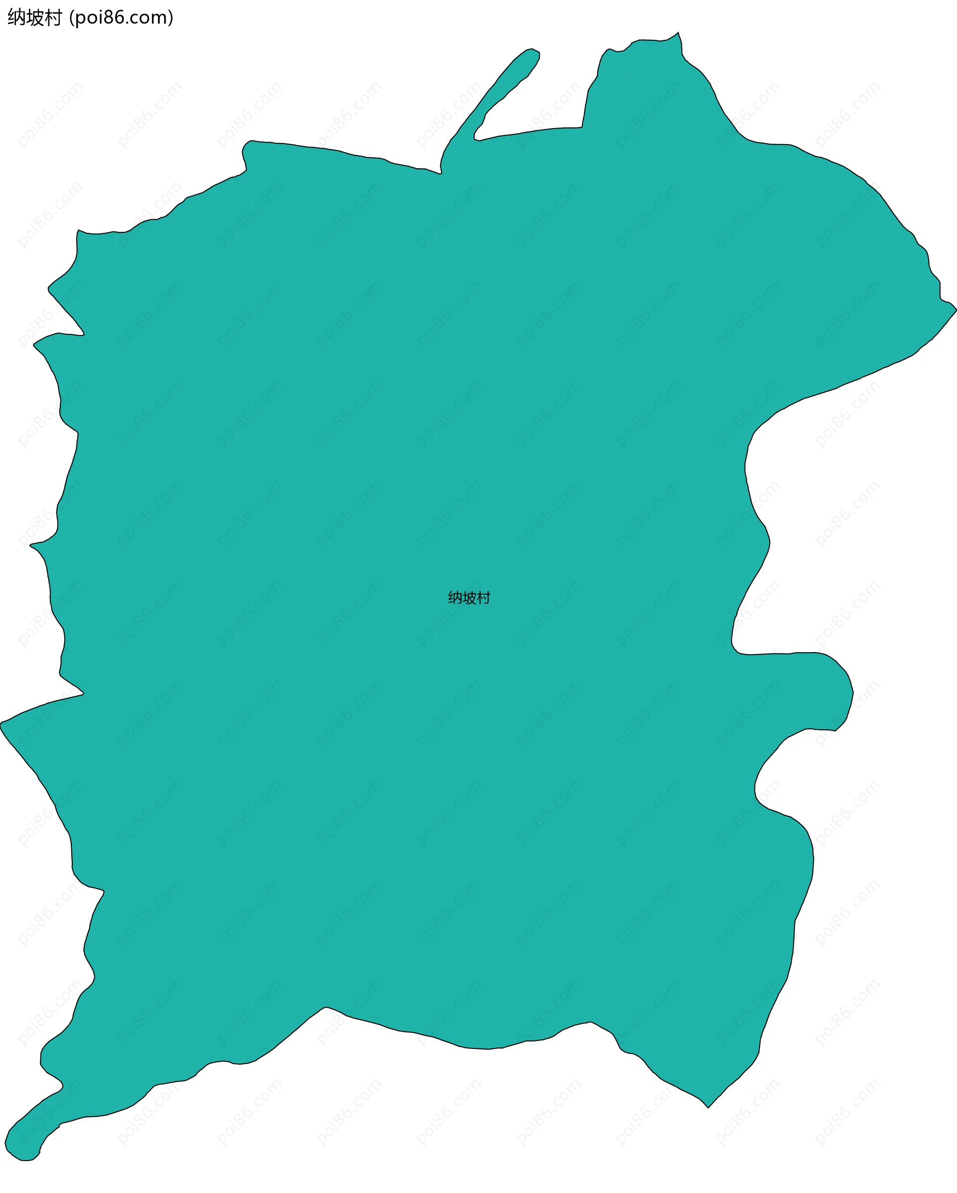 纳坡村边界地图