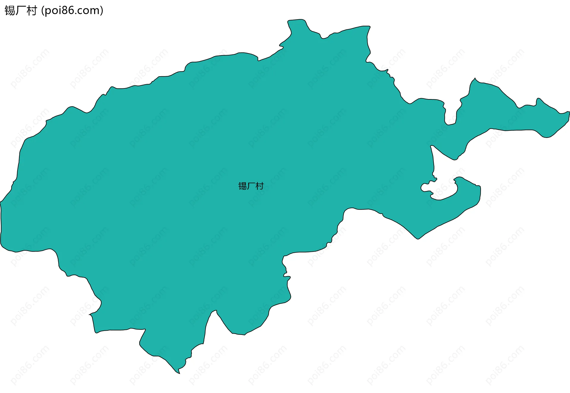 锡厂村边界地图