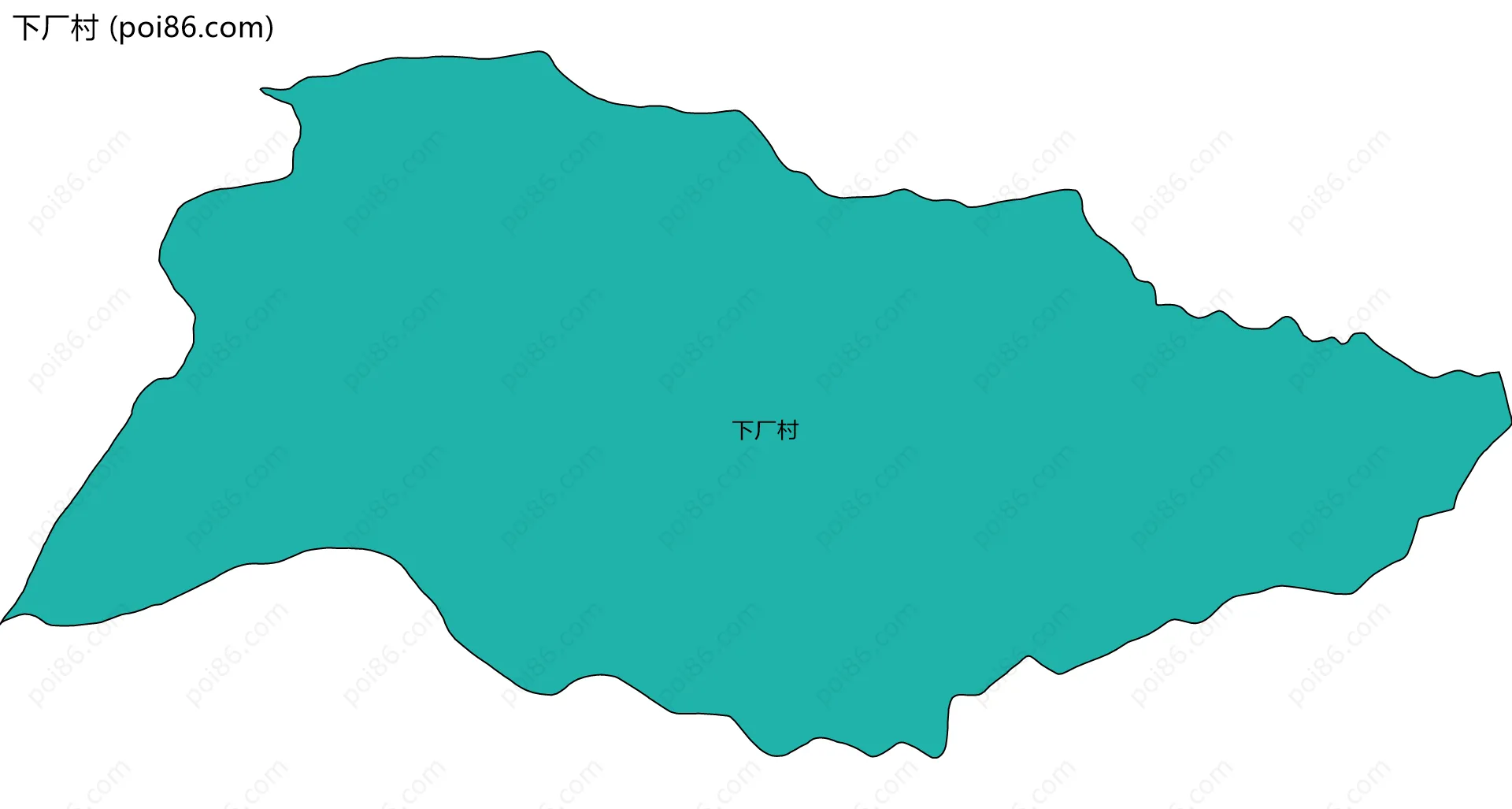 下厂村边界地图