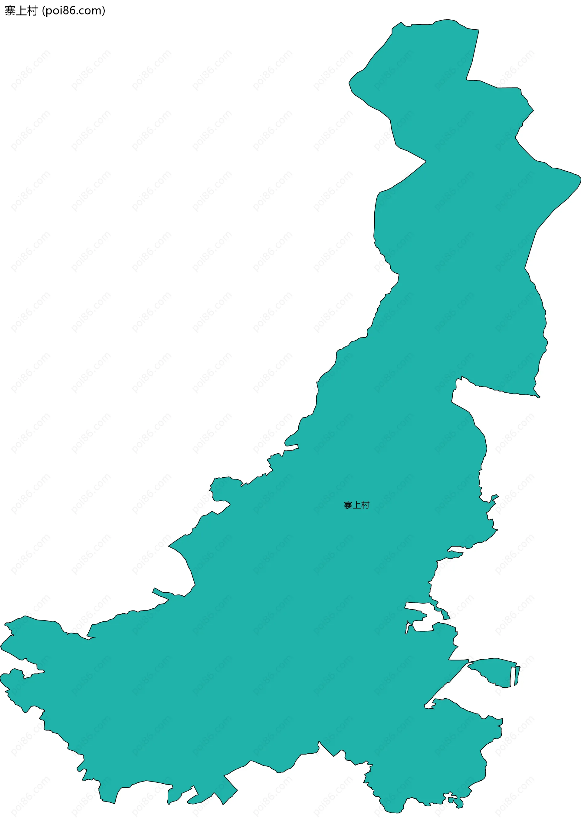 寨上村边界地图