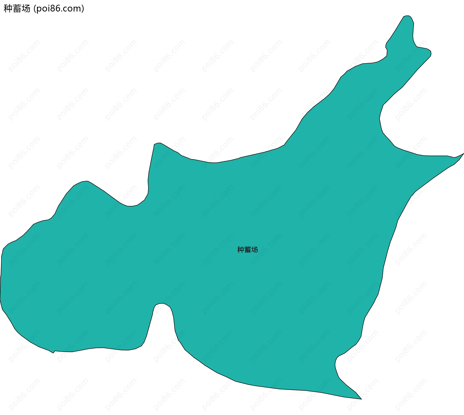 种蓄场边界地图