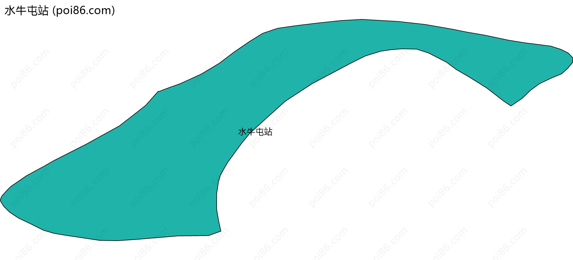 水牛屯站边界地图